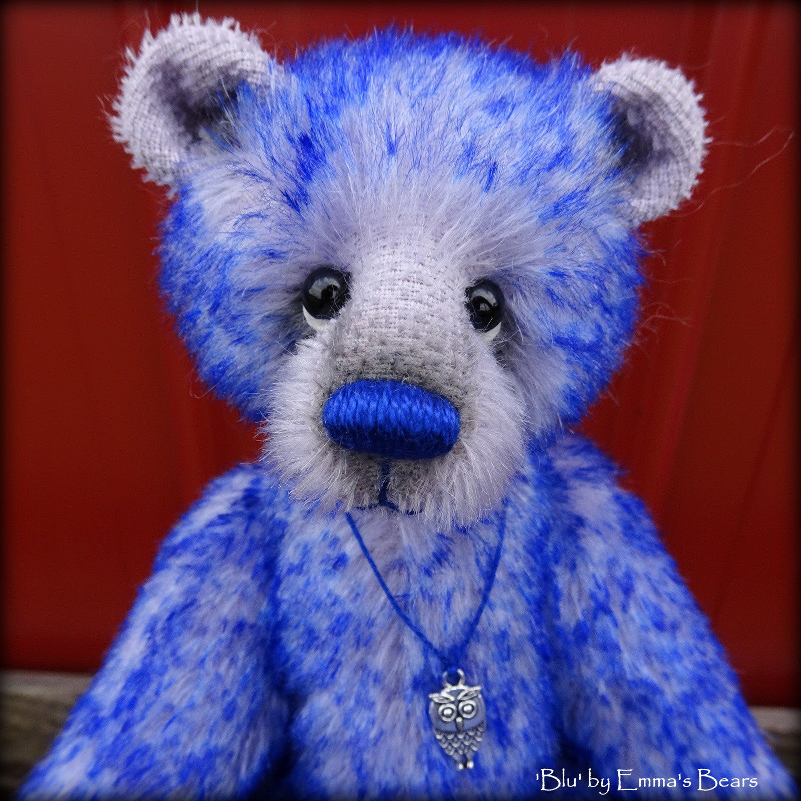 Blu - 9" mohair bear by Emmas Bears - OOAK