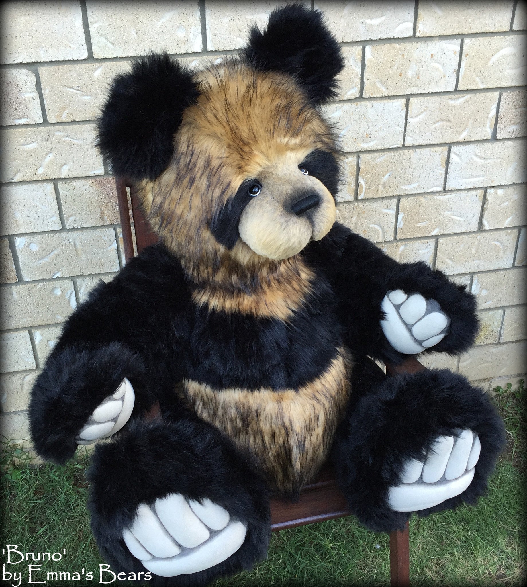 Bruno - 44IN HUGE panda bear by Emmas Bears - OOAK
