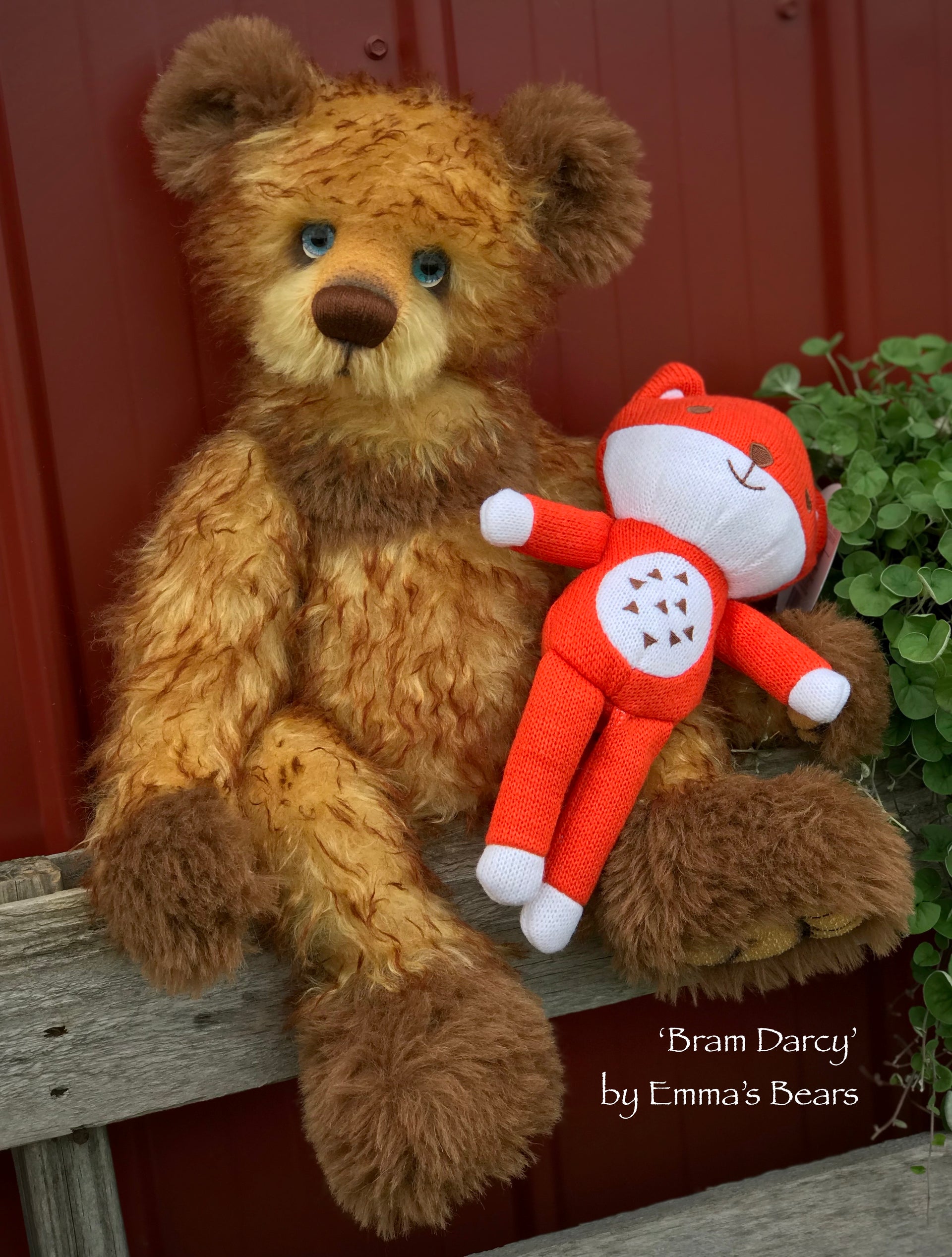 Bram Darcy - 21" Mohair and Alpaca Toddler Artist Bear by Emma's Bears - OOAK