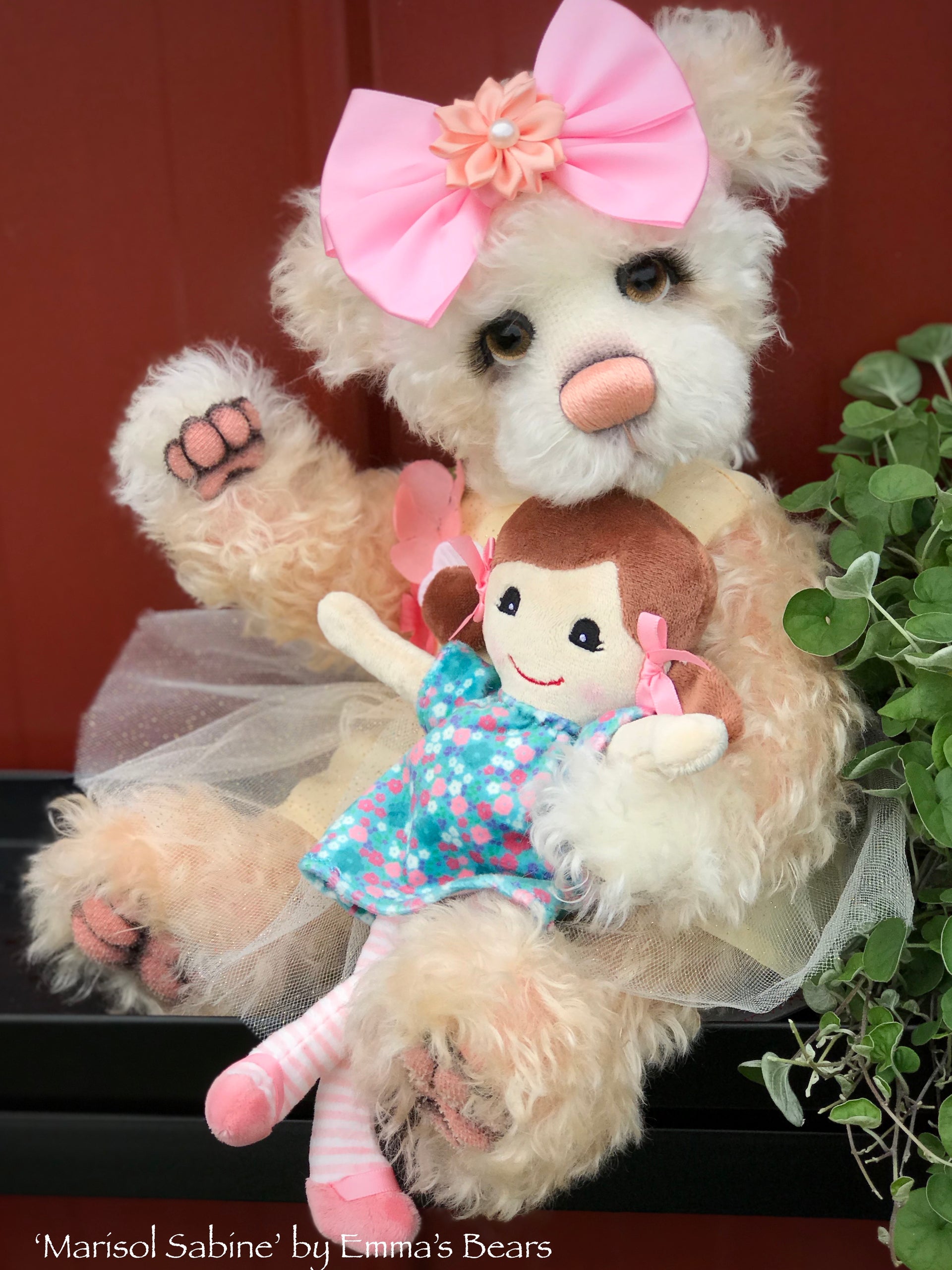 Marisol Sabine - 16in Kid MOHAIR Artist Baby Bear by Emmas Bears - OOAK