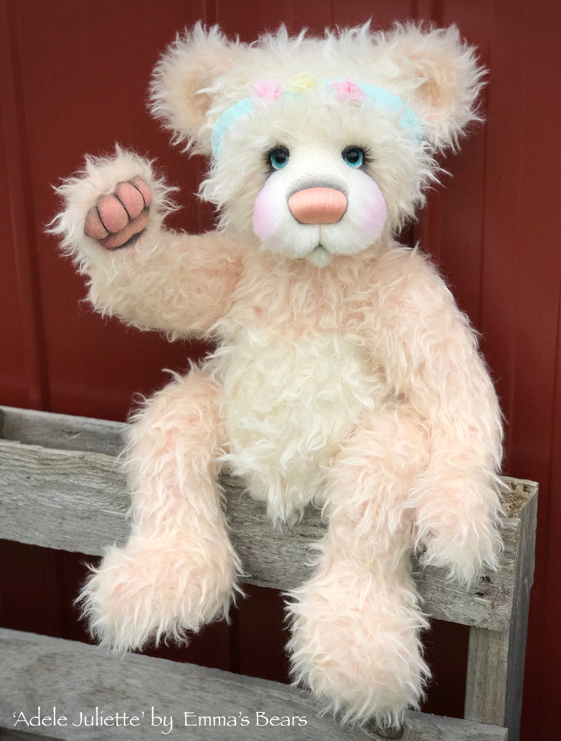 Adele Juliette - 24" Mohair Toddler Artist Bear by Emma's Bears - OOAK