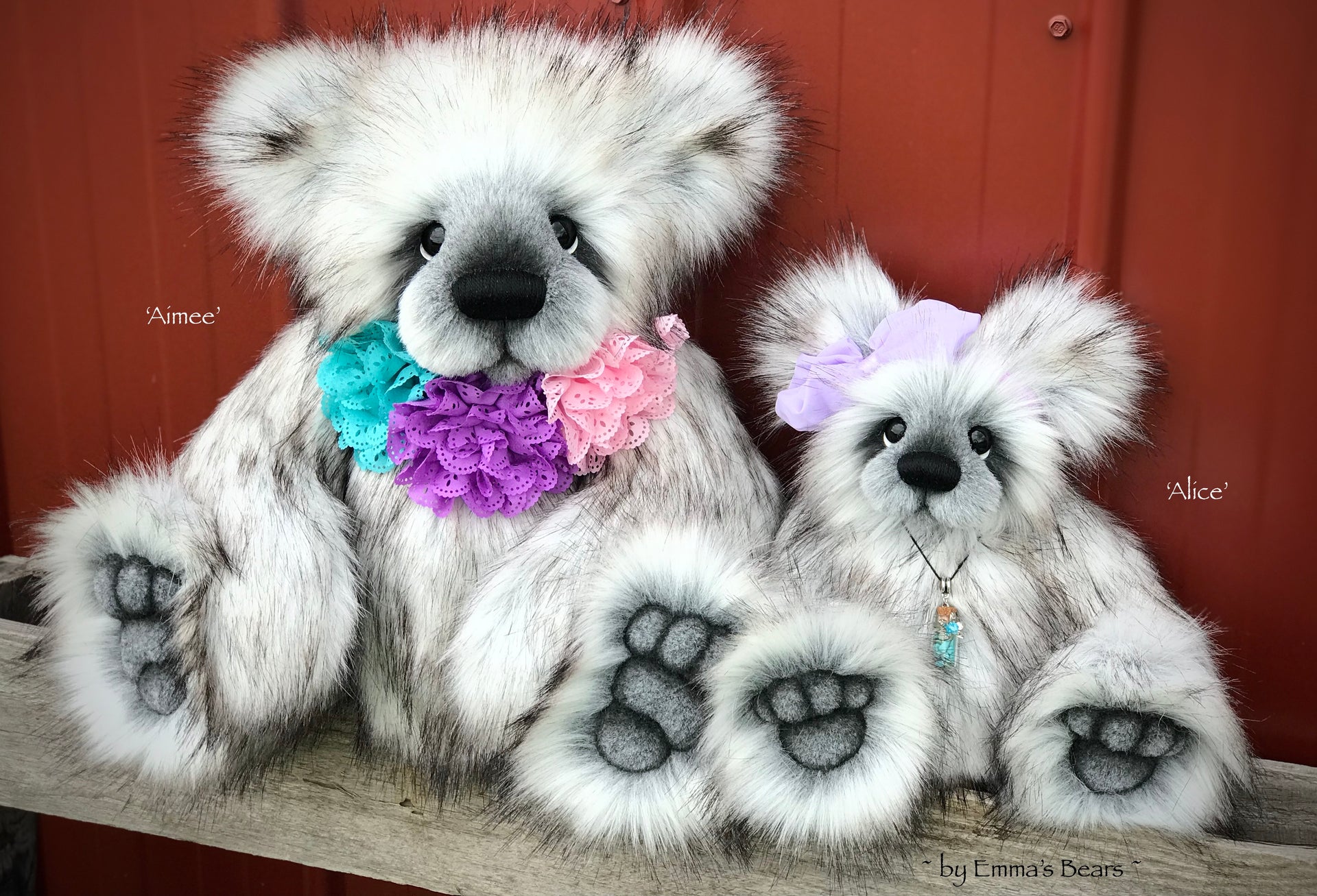 Alice - 12" faux fur artist bear by Emmas Bears - OOAK