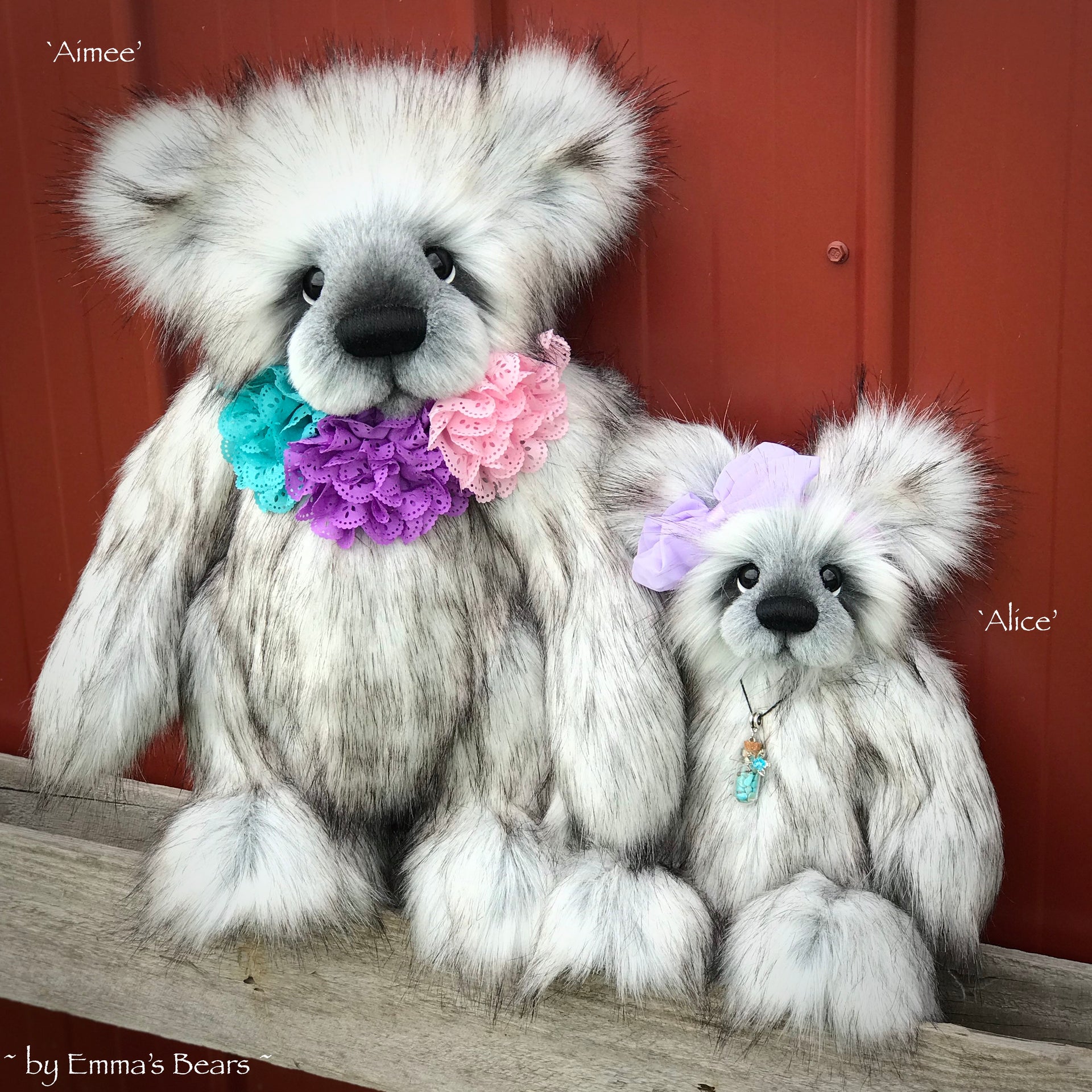Alice - 12" faux fur artist bear by Emmas Bears - OOAK