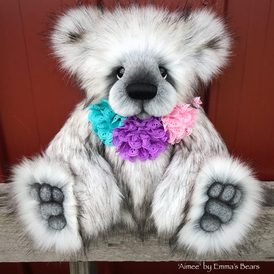 Aimee - 18" faux fur artist bear by Emmas Bears - OOAK
