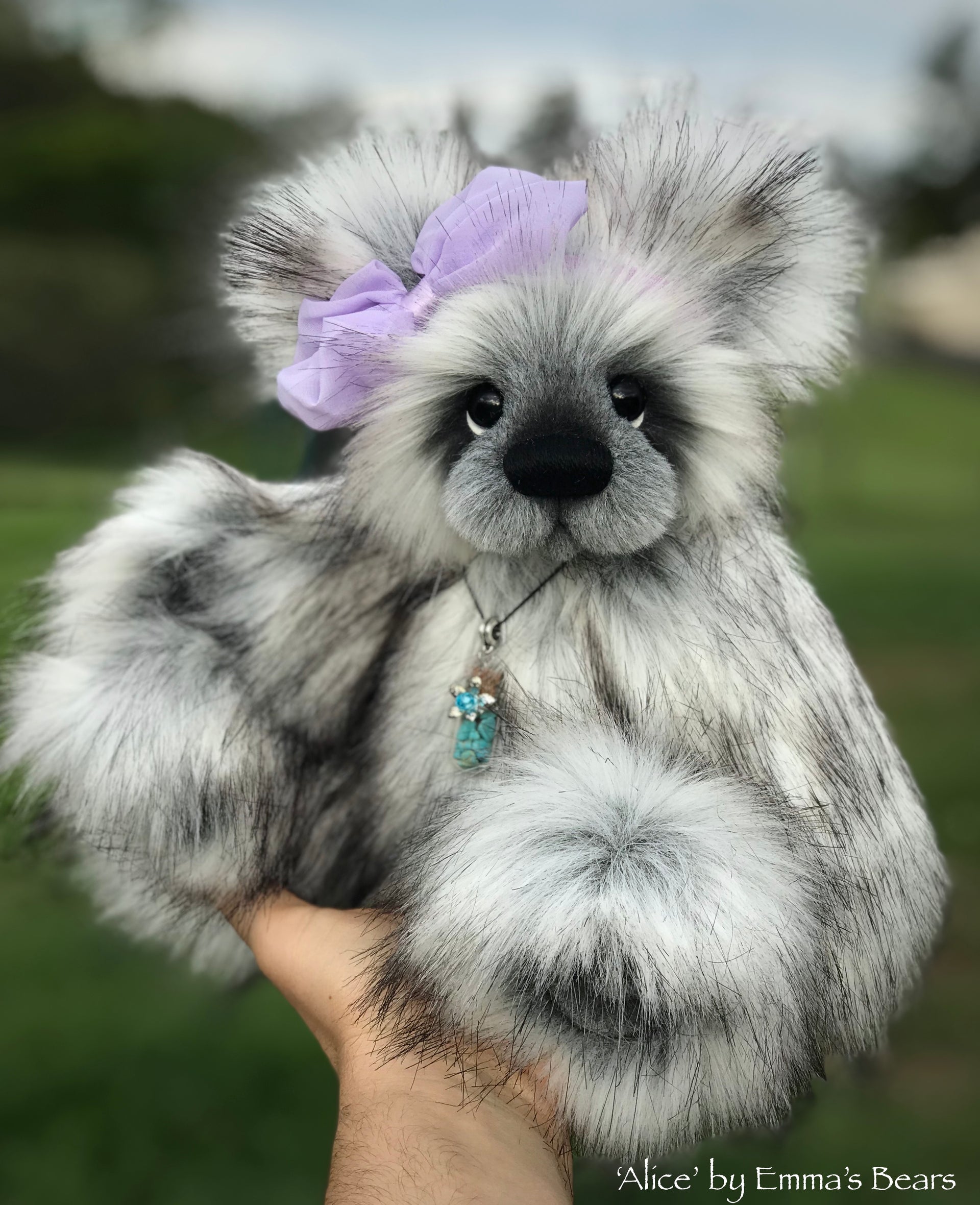 Alice - 12" faux fur artist bear by Emmas Bears - OOAK