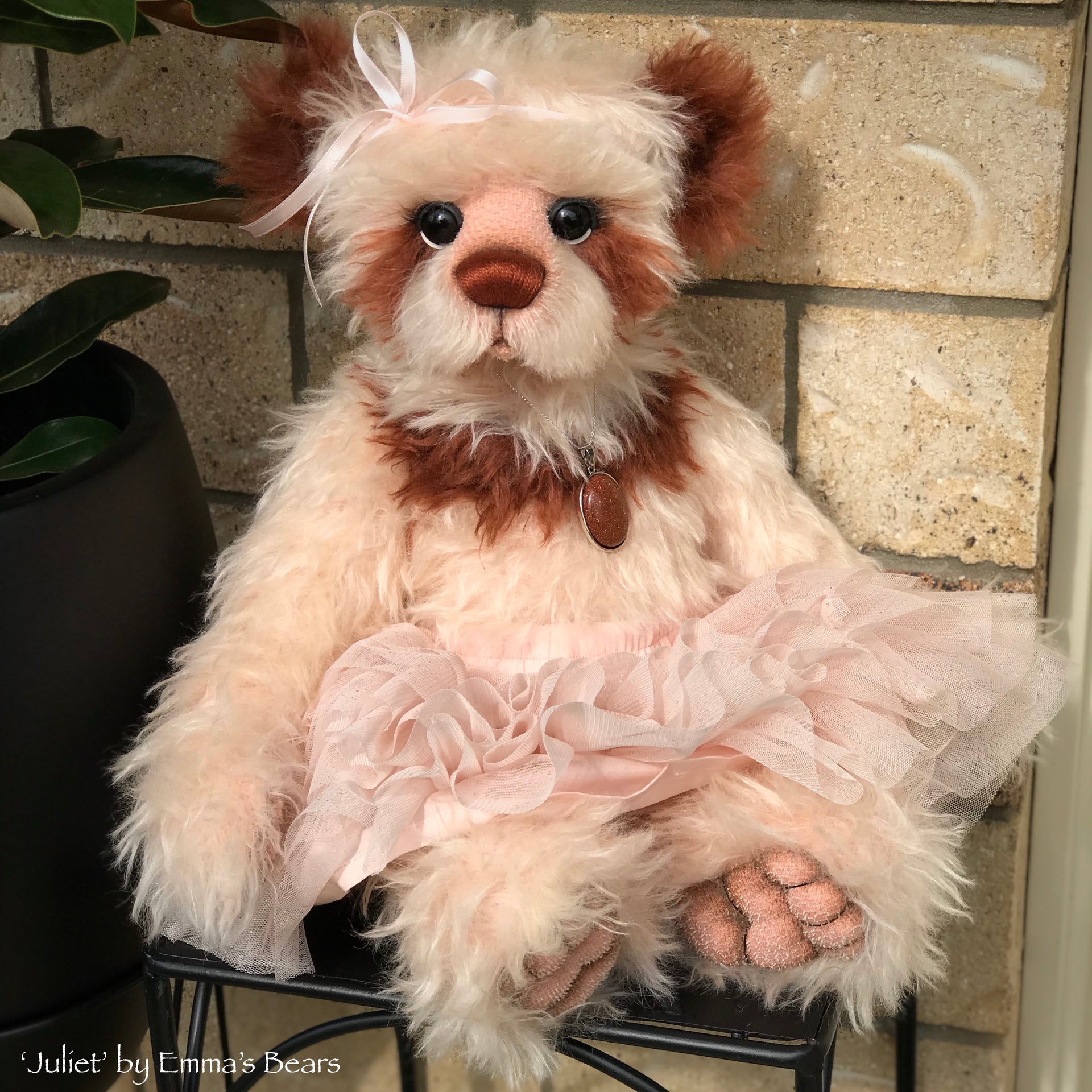 Juliet - 20" mohair artist bear by Emmas Bears - OOAK