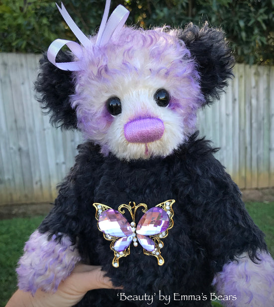 Beauty - 12" Kid Mohair Artist Bear by Emma's Bears - OOAK