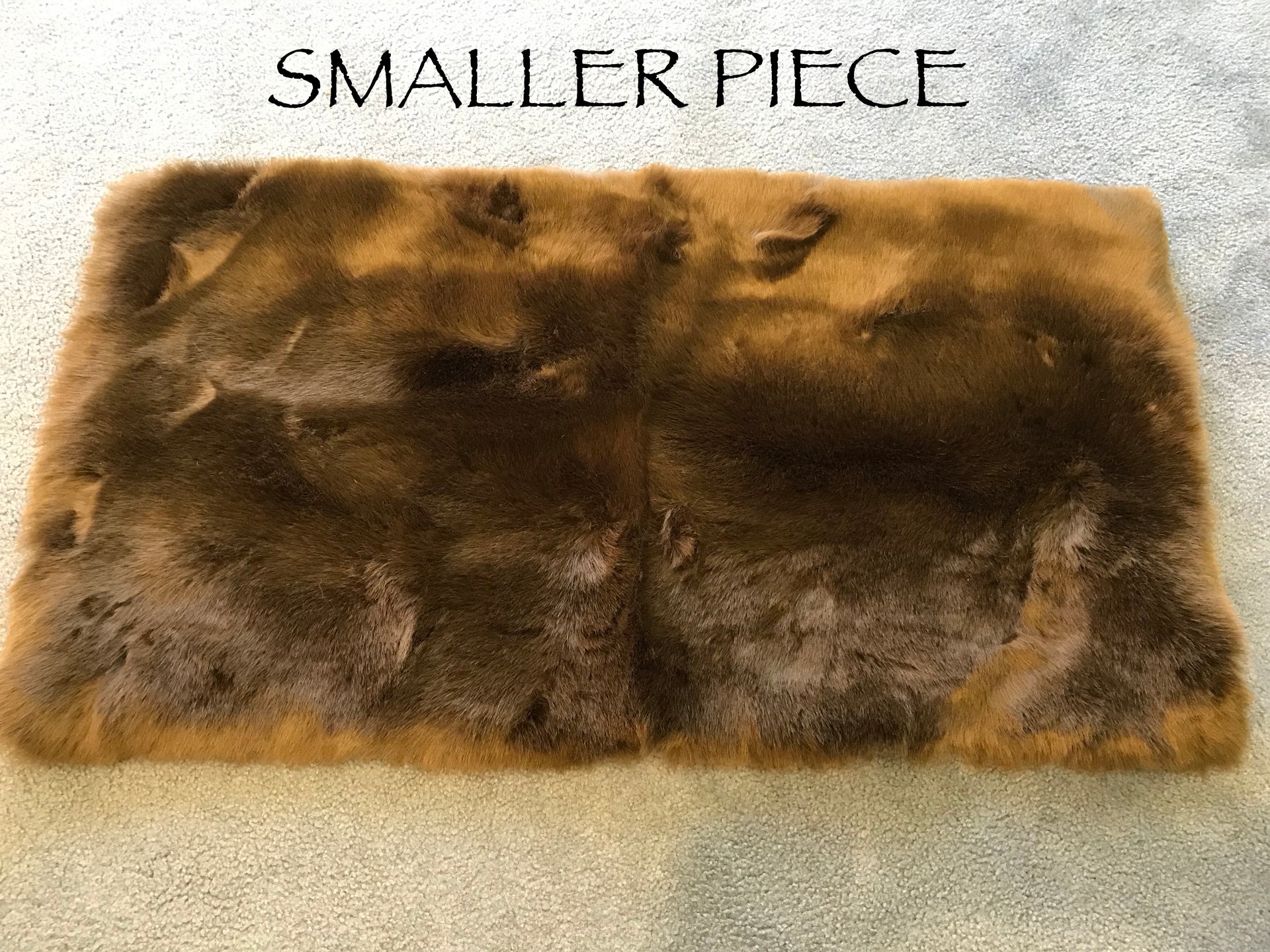 SALE - Woodlands Brown Faux Fur - odd sizes