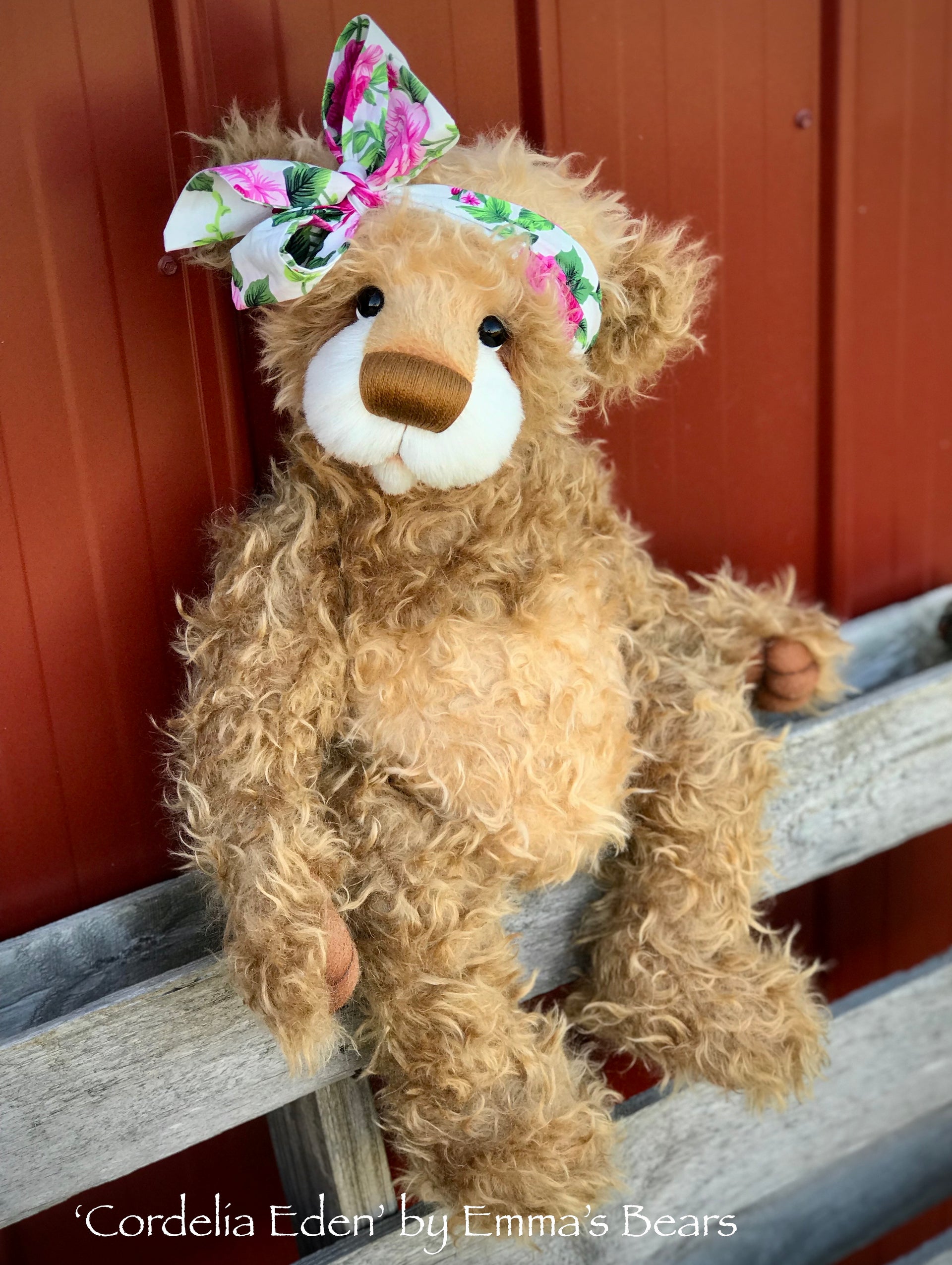 Cordelia Eden - 24" Mohair Toddler Artist Bear by Emma's Bears - OOAK