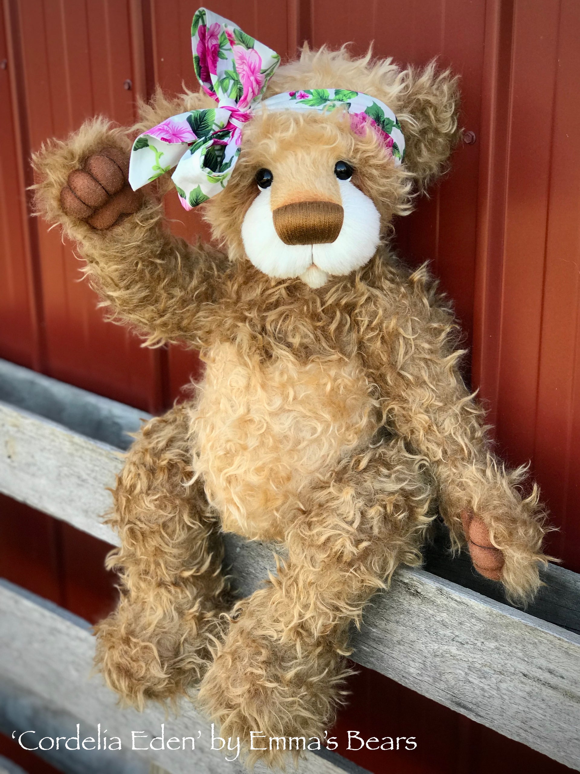 Cordelia Eden - 24" Mohair Toddler Artist Bear by Emma's Bears - OOAK