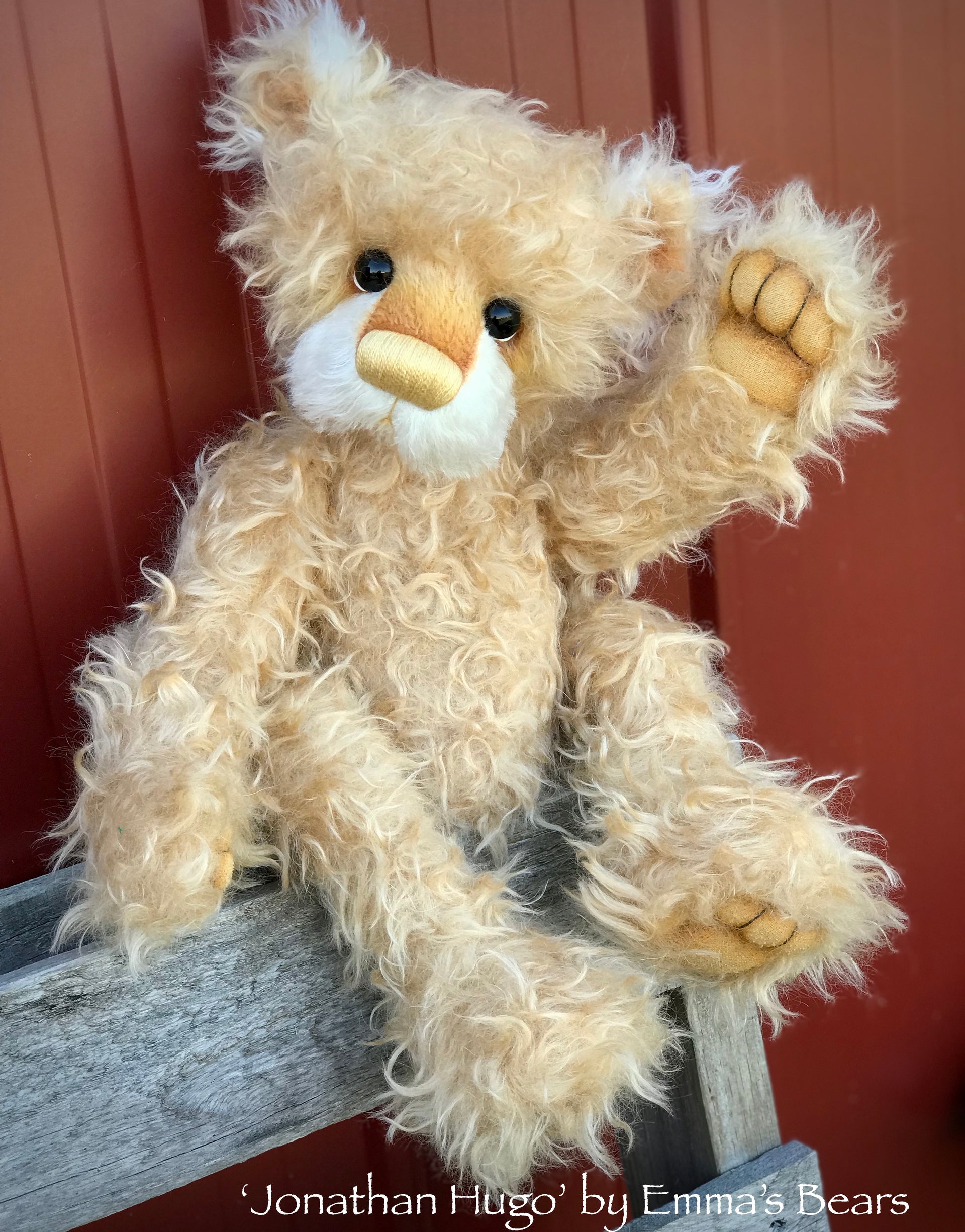 Jonathan Hugo - 18" Mohair Toddler Artist Bear by Emma's Bears - OOAK