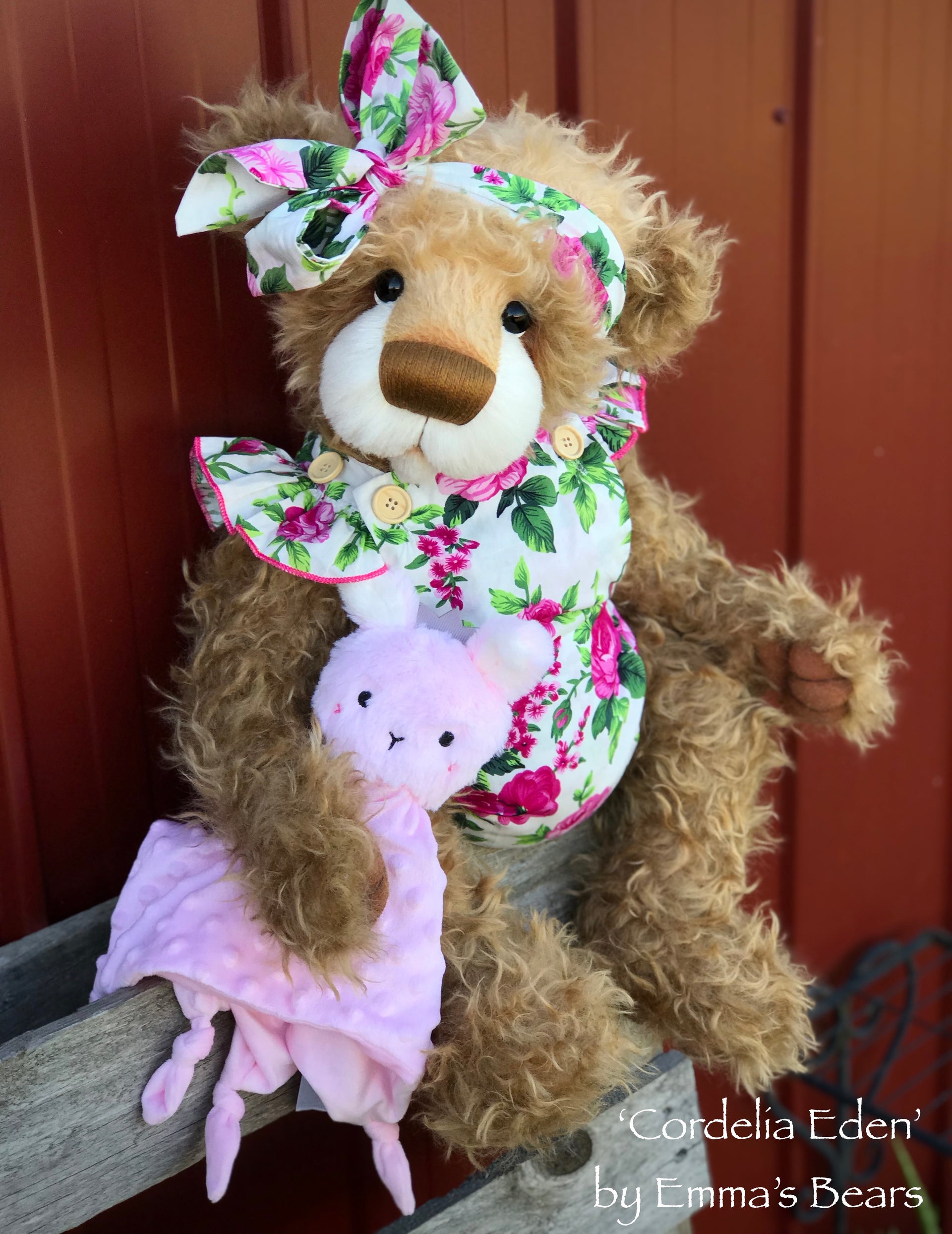 Cordelia Eden - 24" Mohair Toddler Artist Bear by Emma's Bears - OOAK