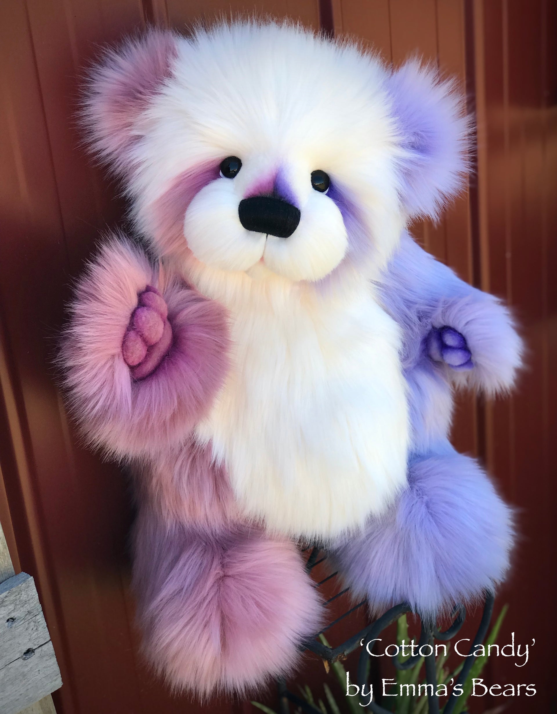 Cotton Candy - 22" faux fur Artist Bear by Emma's Bears - OOAK