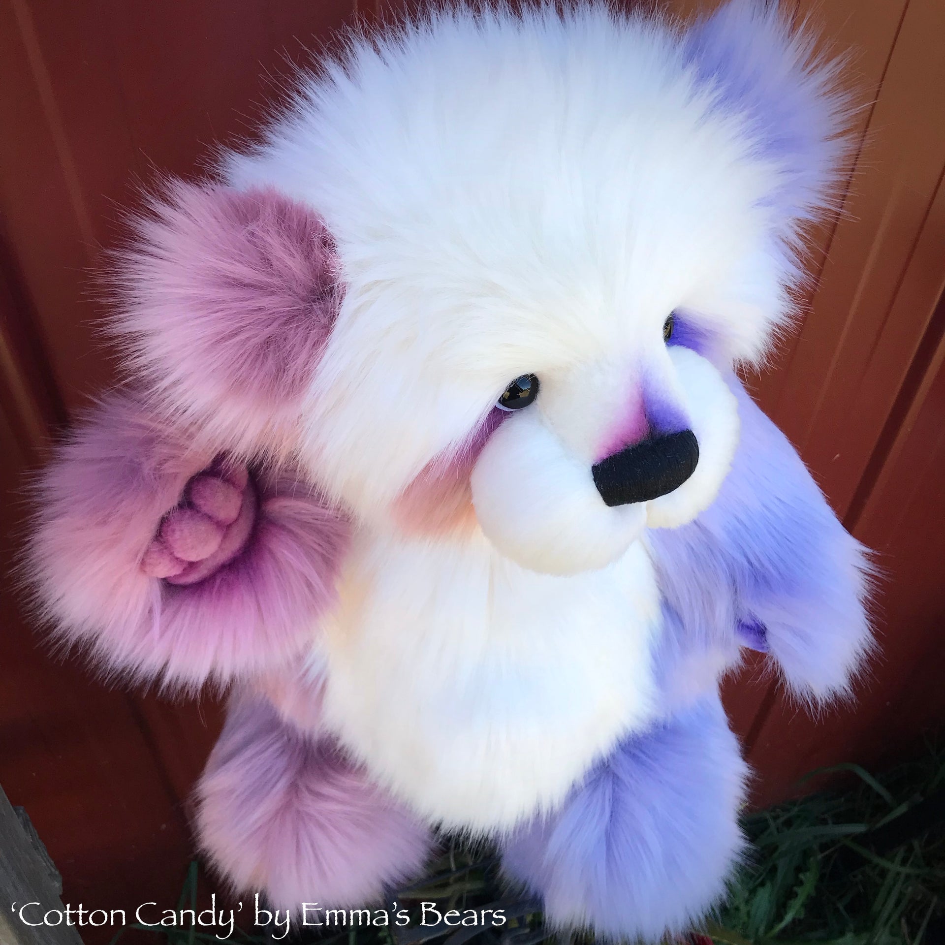 Cotton Candy - 22" faux fur Artist Bear by Emma's Bears - OOAK