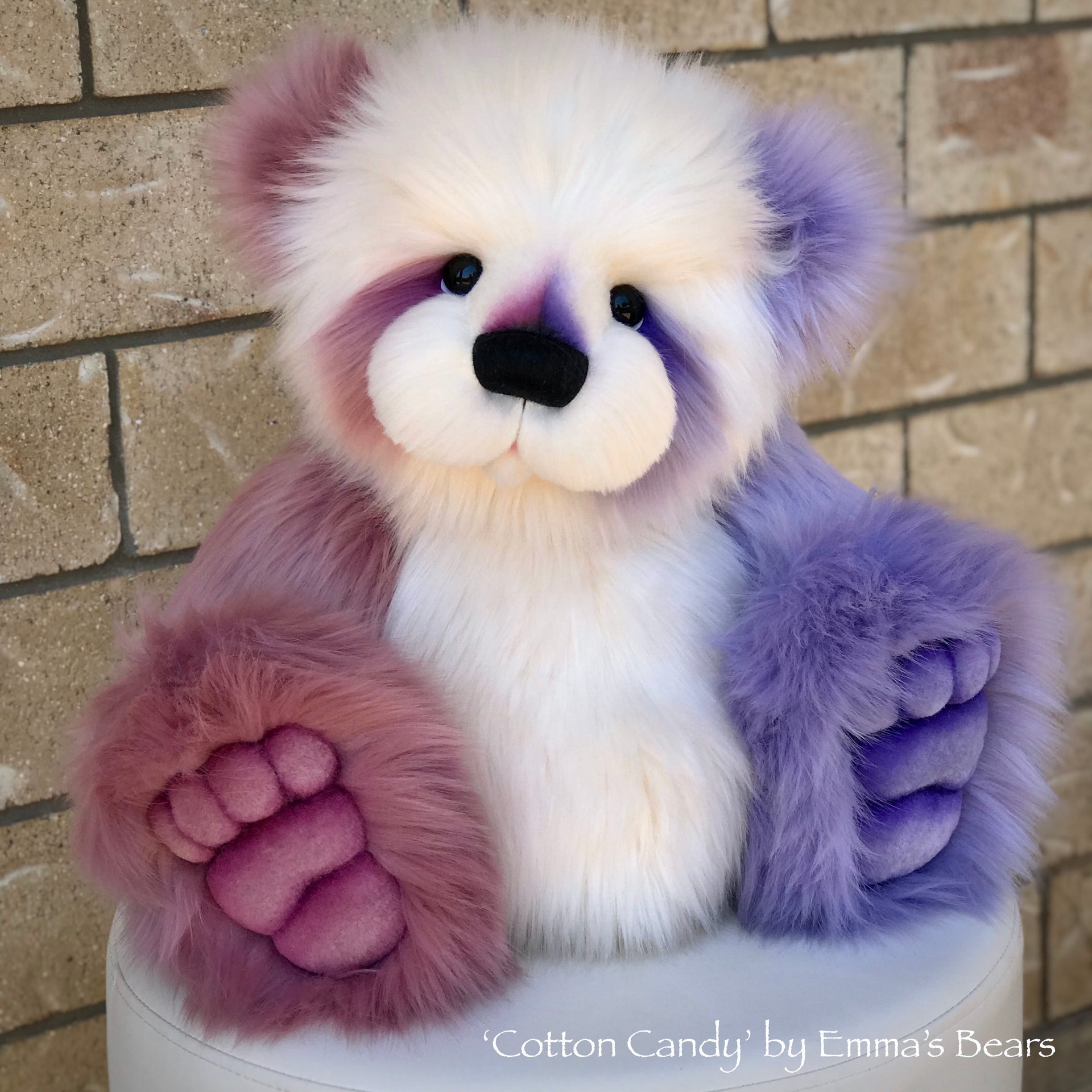 Cotton Candy - 22" faux fur Artist Bear by Emma's Bears - OOAK