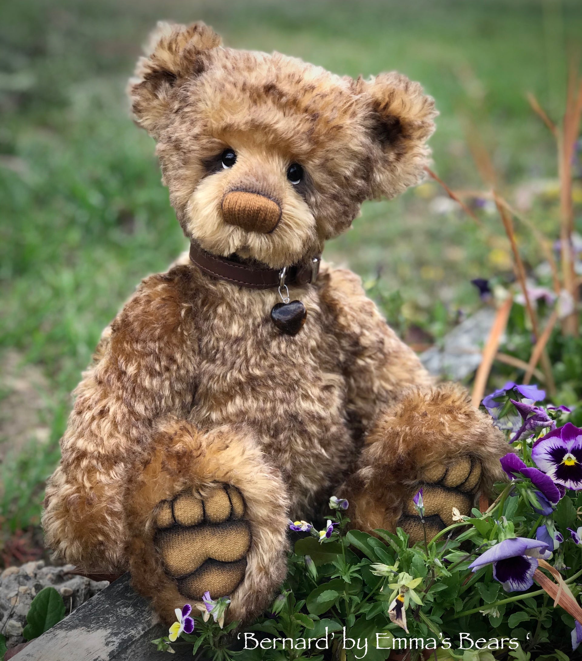 Bernard - 15" kid mohair bear by Emmas Bears - OOAK