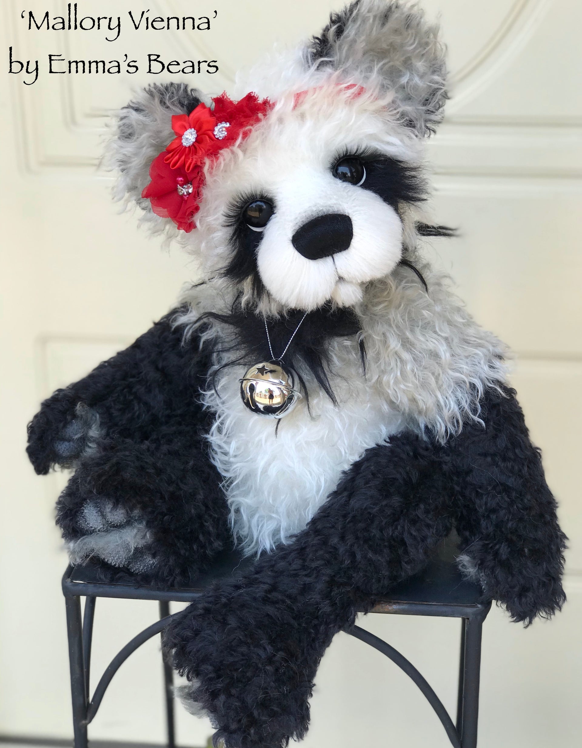 Mallory Vienna - 19" Christmas 2019 Toddler Artist Bear by Emma's Bears - OOAK