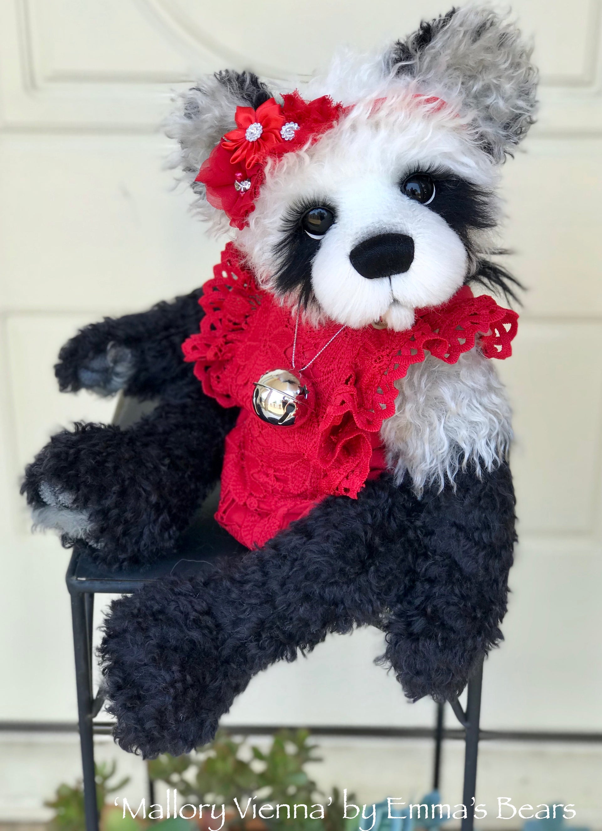 Mallory Vienna - 19" Christmas 2019 Toddler Artist Bear by Emma's Bears - OOAK