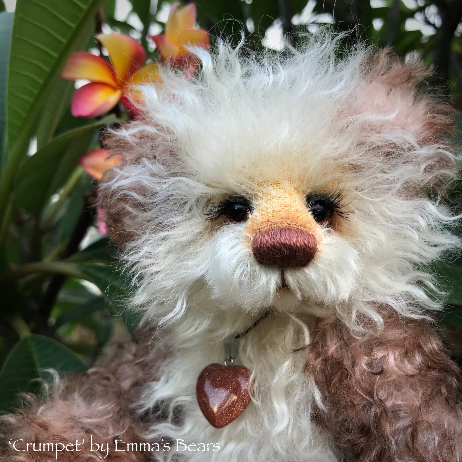 Crumpet - 8"  Mohair Artist Bear by Emma's Bears - OOAK