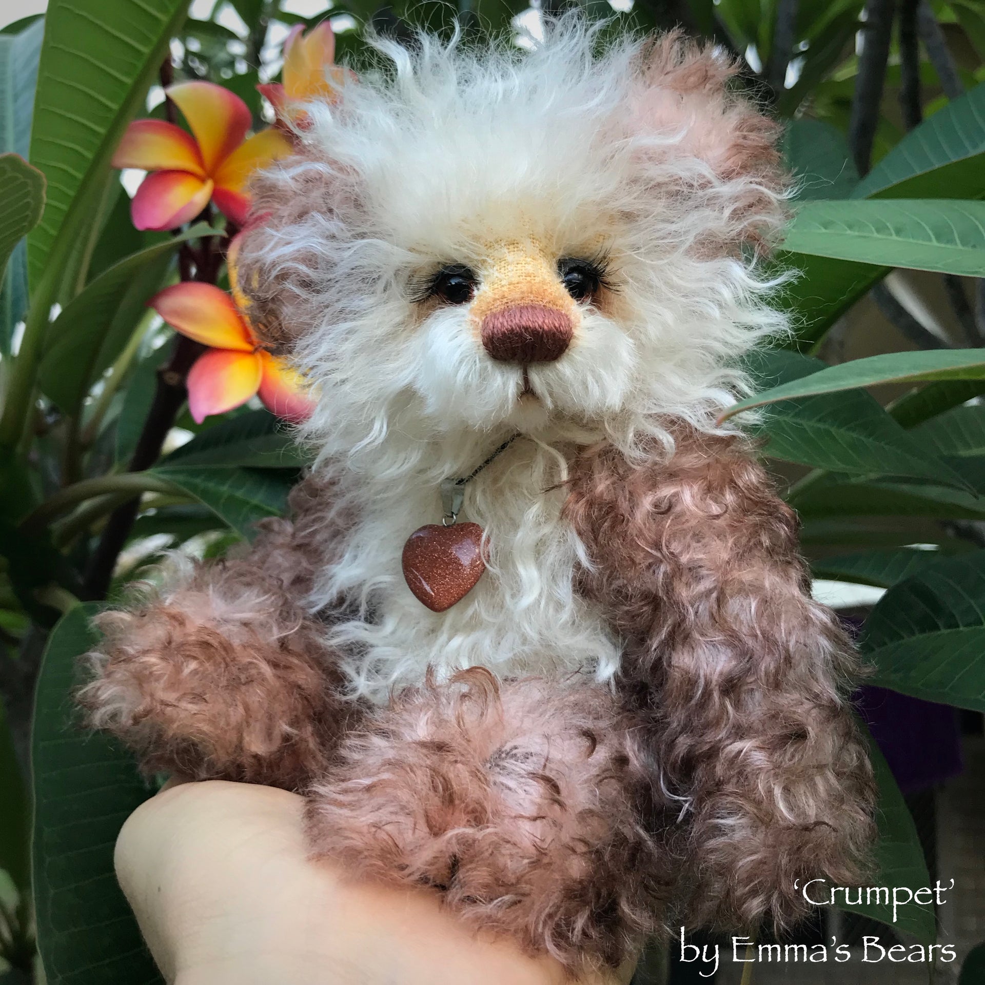 Crumpet - 8"  Mohair Artist Bear by Emma's Bears - OOAK