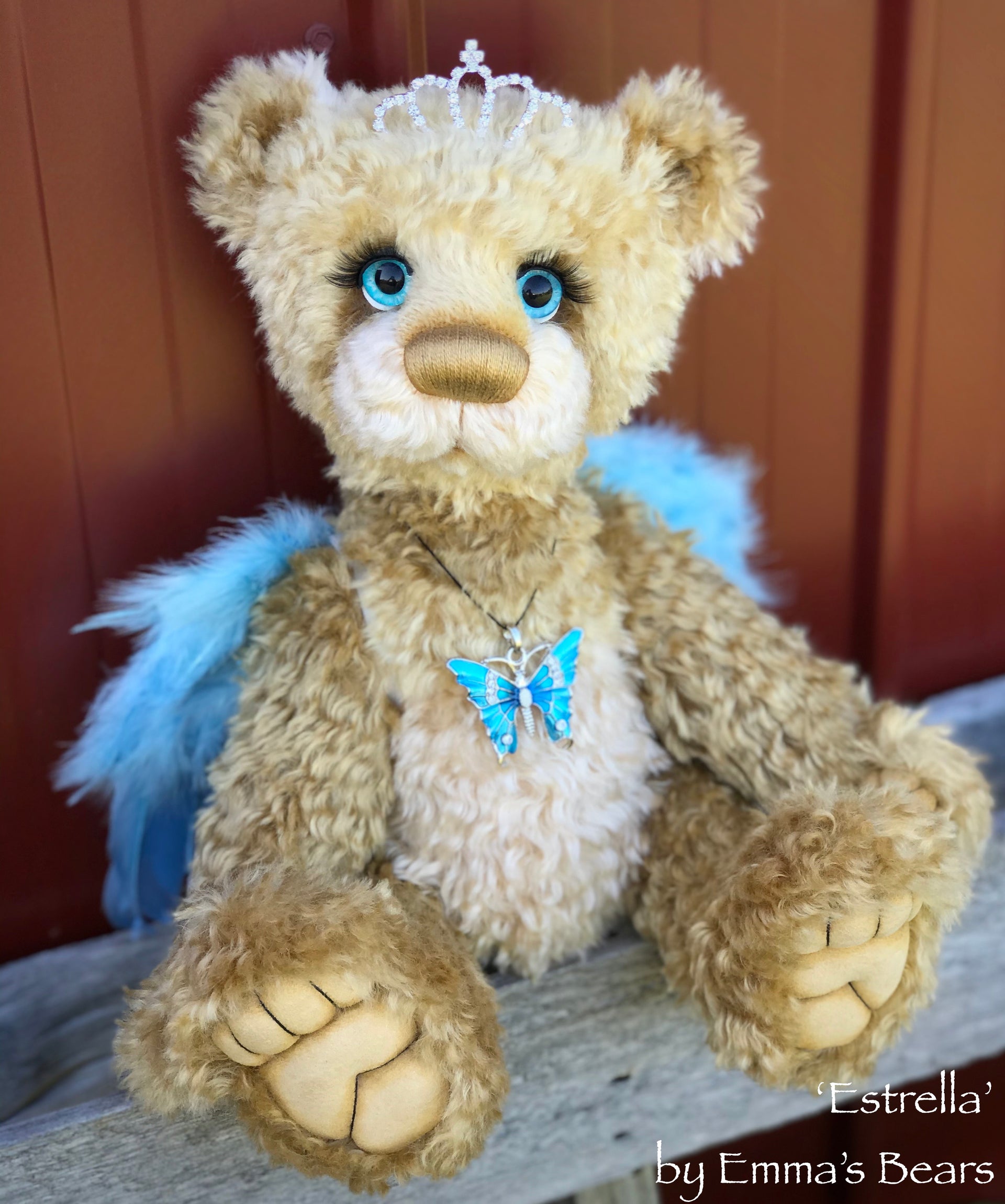 Estrella - 17" Schulte mohair artist bear by Emmas Bears - OOAK