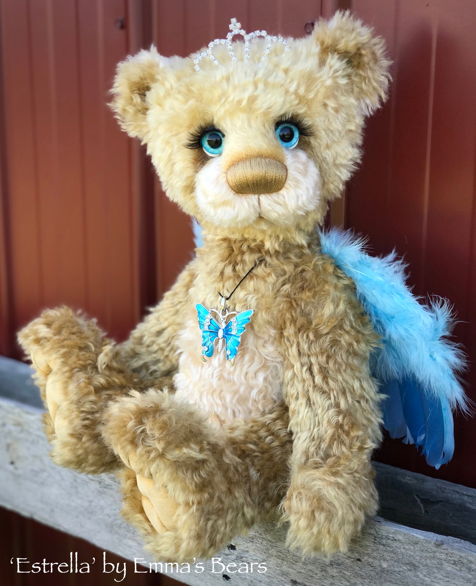 Estrella - 17" Schulte mohair artist bear by Emmas Bears - OOAK