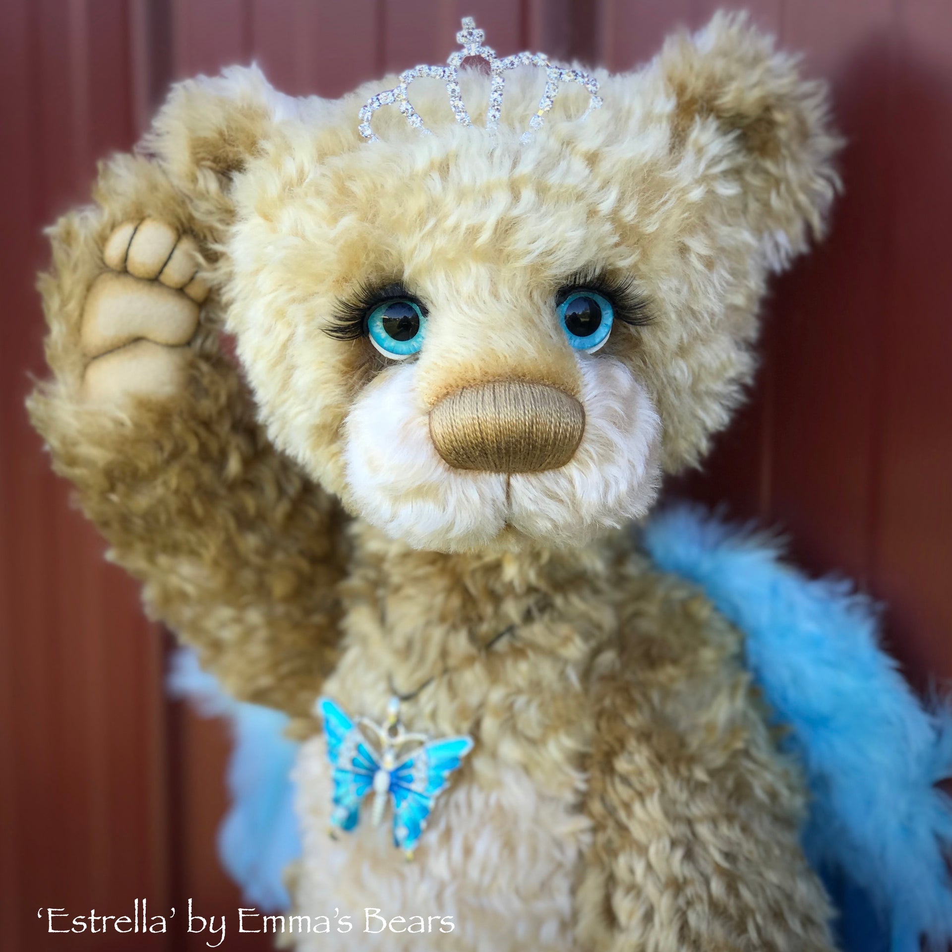 Estrella - 17" Schulte mohair artist bear by Emmas Bears - OOAK