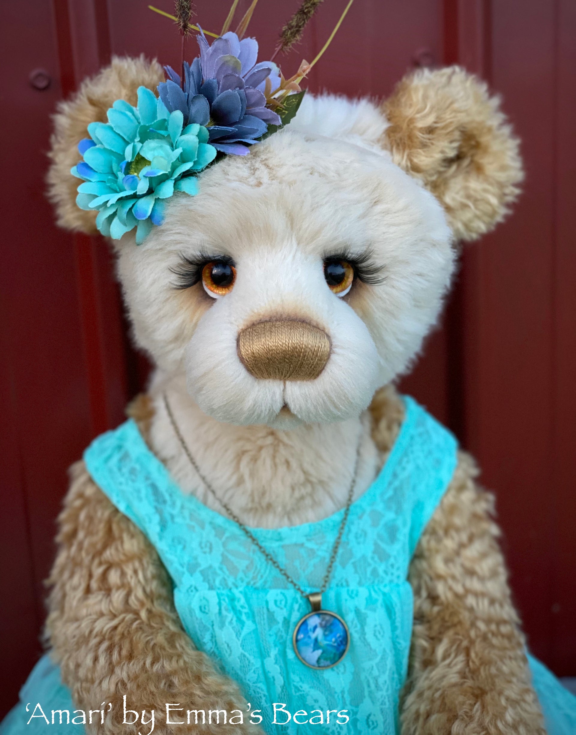 Amari - 24" Mohair, Alpaca and Faux Fur Artist Bear by Emma's Bears - OOAK