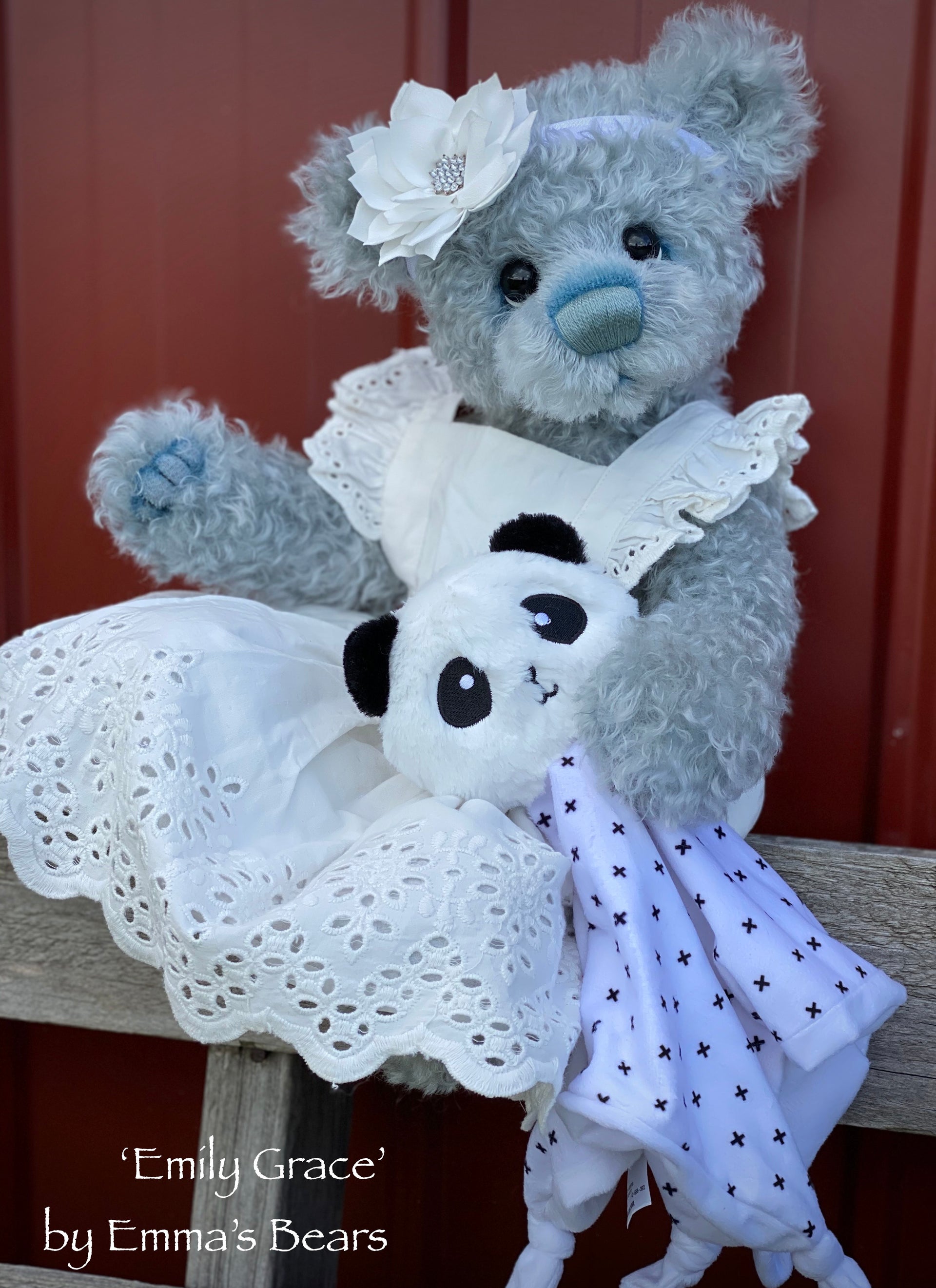 Emily Grace - 18" Baby Artist Bear by Emma's Bears - OOAK