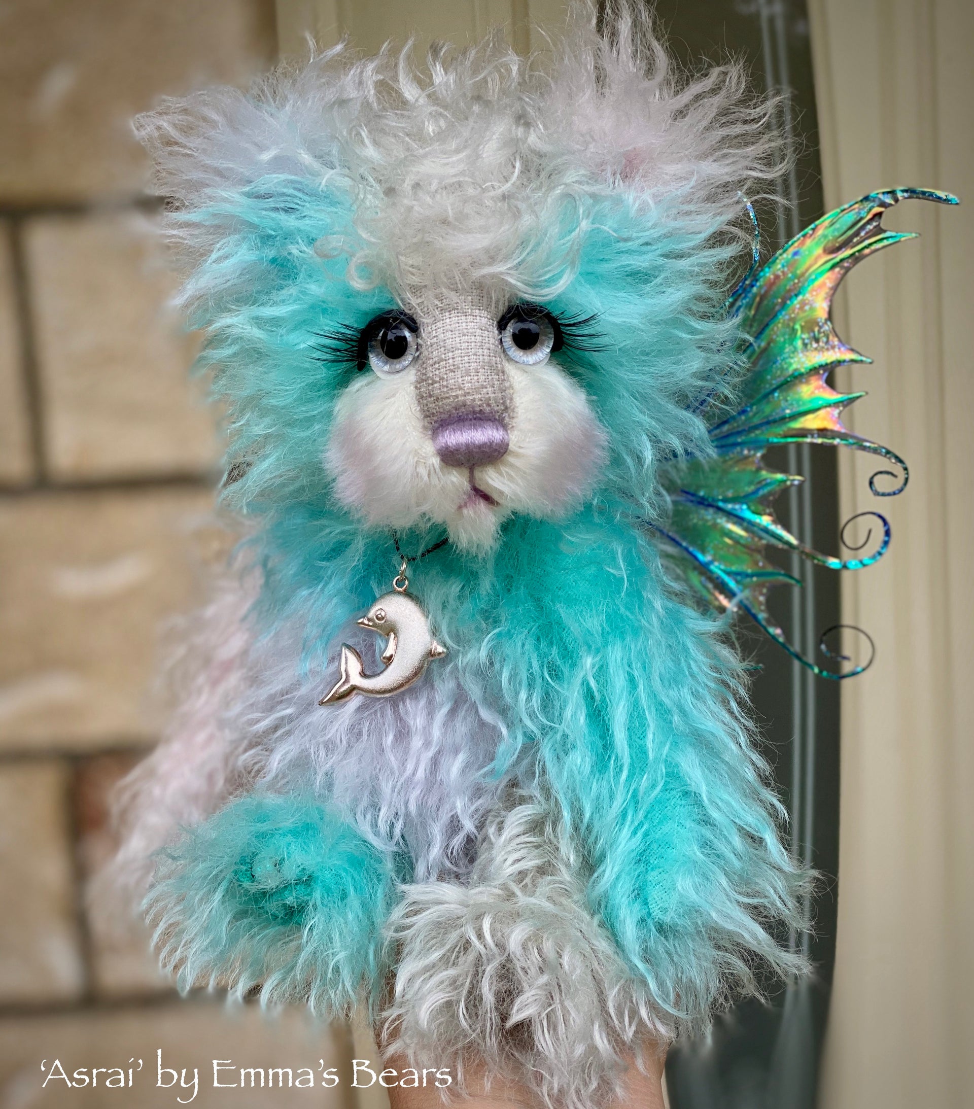 Asrai - 9" Mohair Artist Bear by Emma's Bears - OOAK