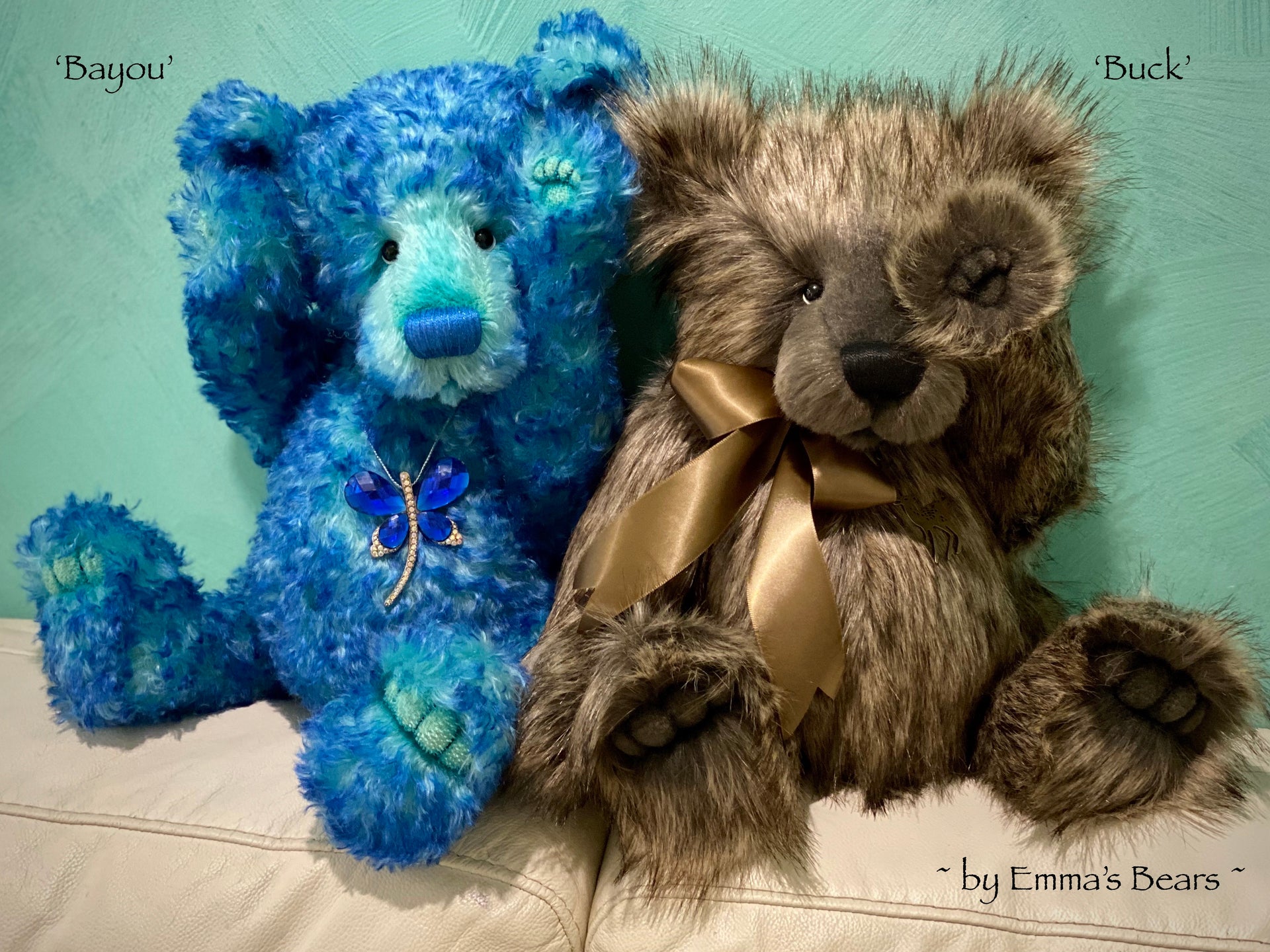 Buck - 17" faux fur bear by Emmas Bears - OOAK