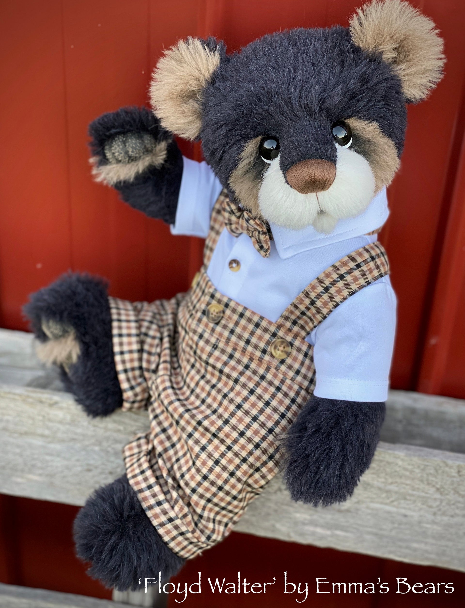 Floyd Walter - 18" Baby Artist Bear by Emma's Bears - OOAK