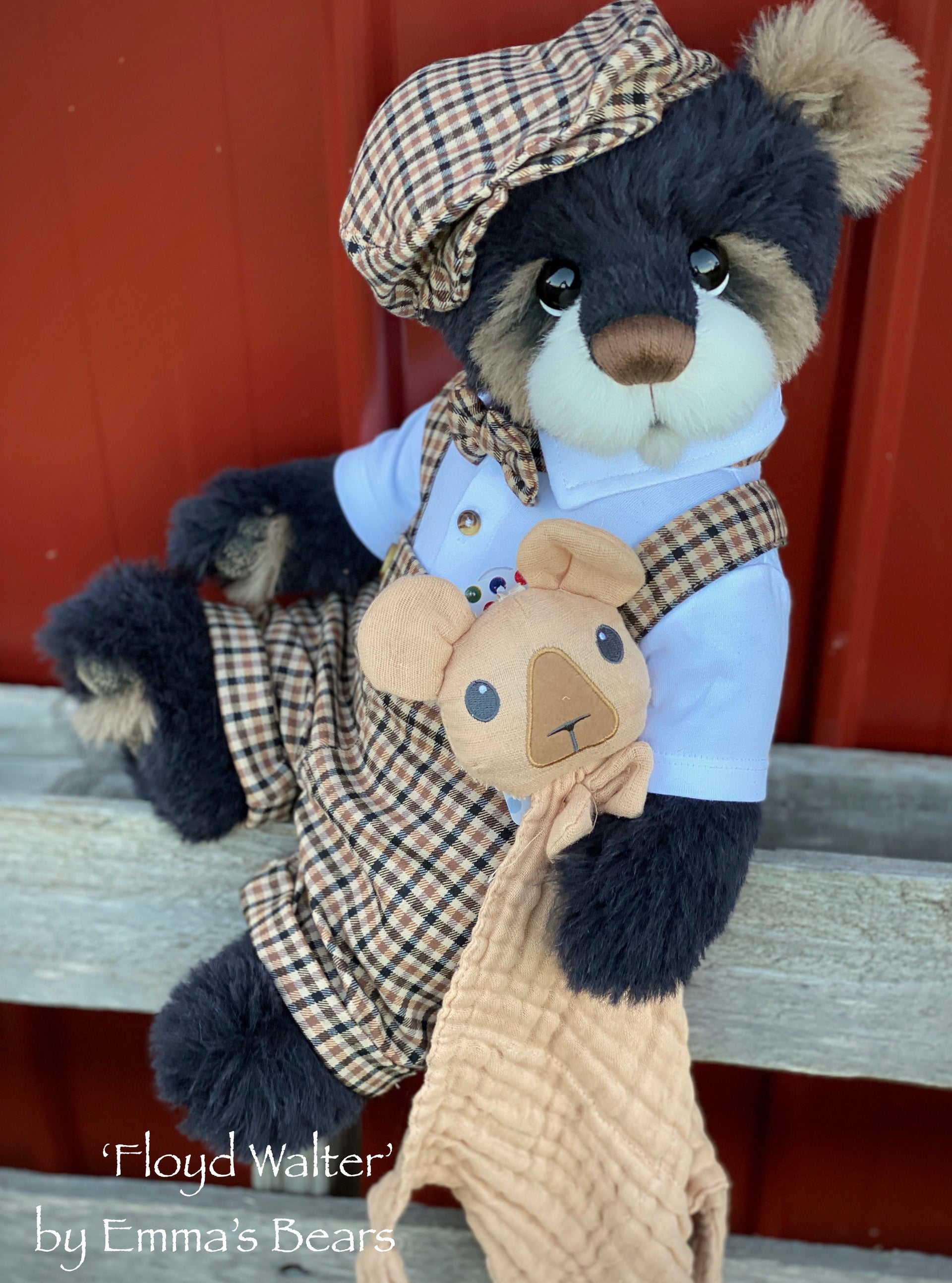 Floyd Walter - 18" Baby Artist Bear by Emma's Bears - OOAK