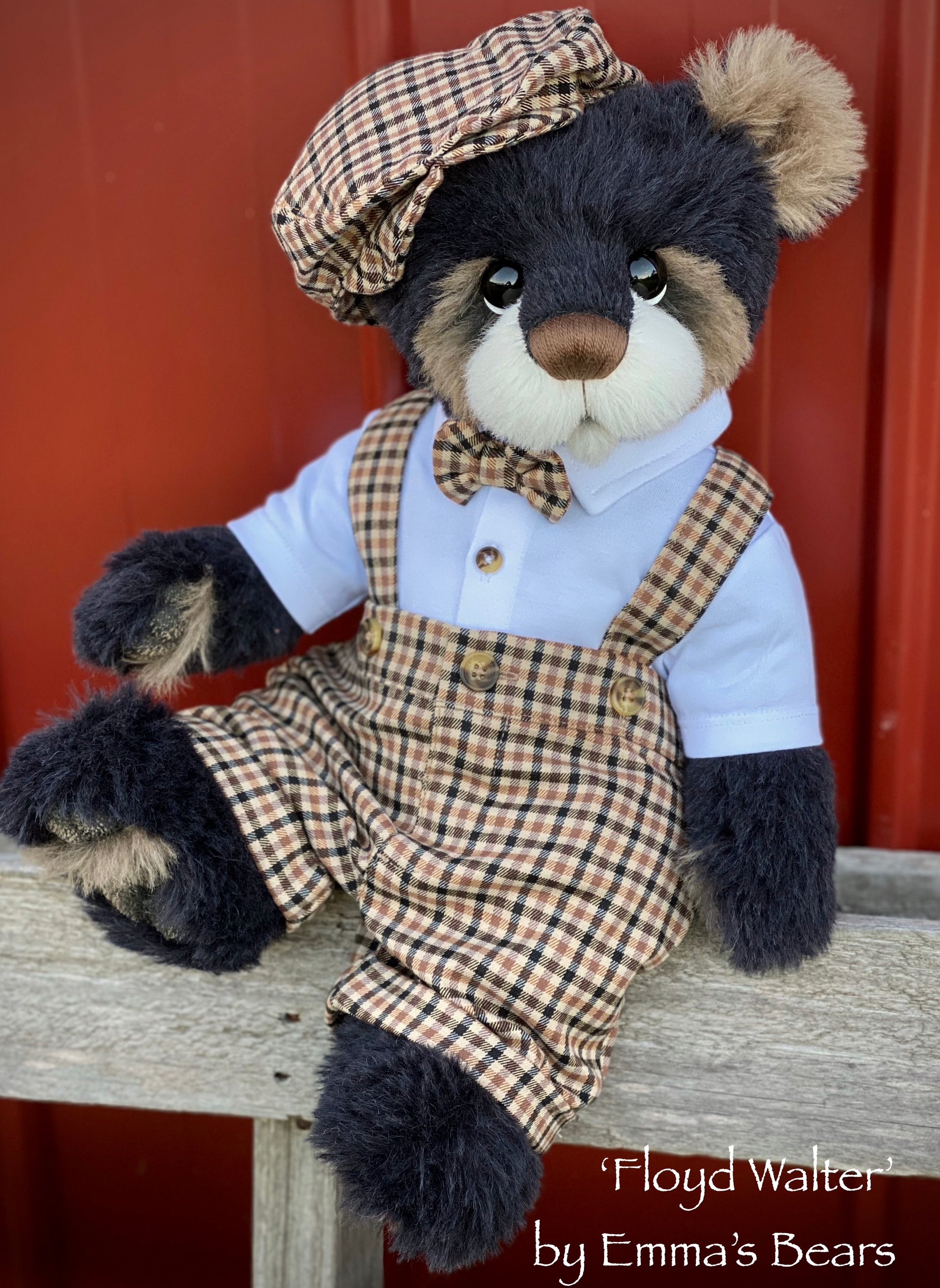 Floyd Walter - 18" Baby Artist Bear by Emma's Bears - OOAK