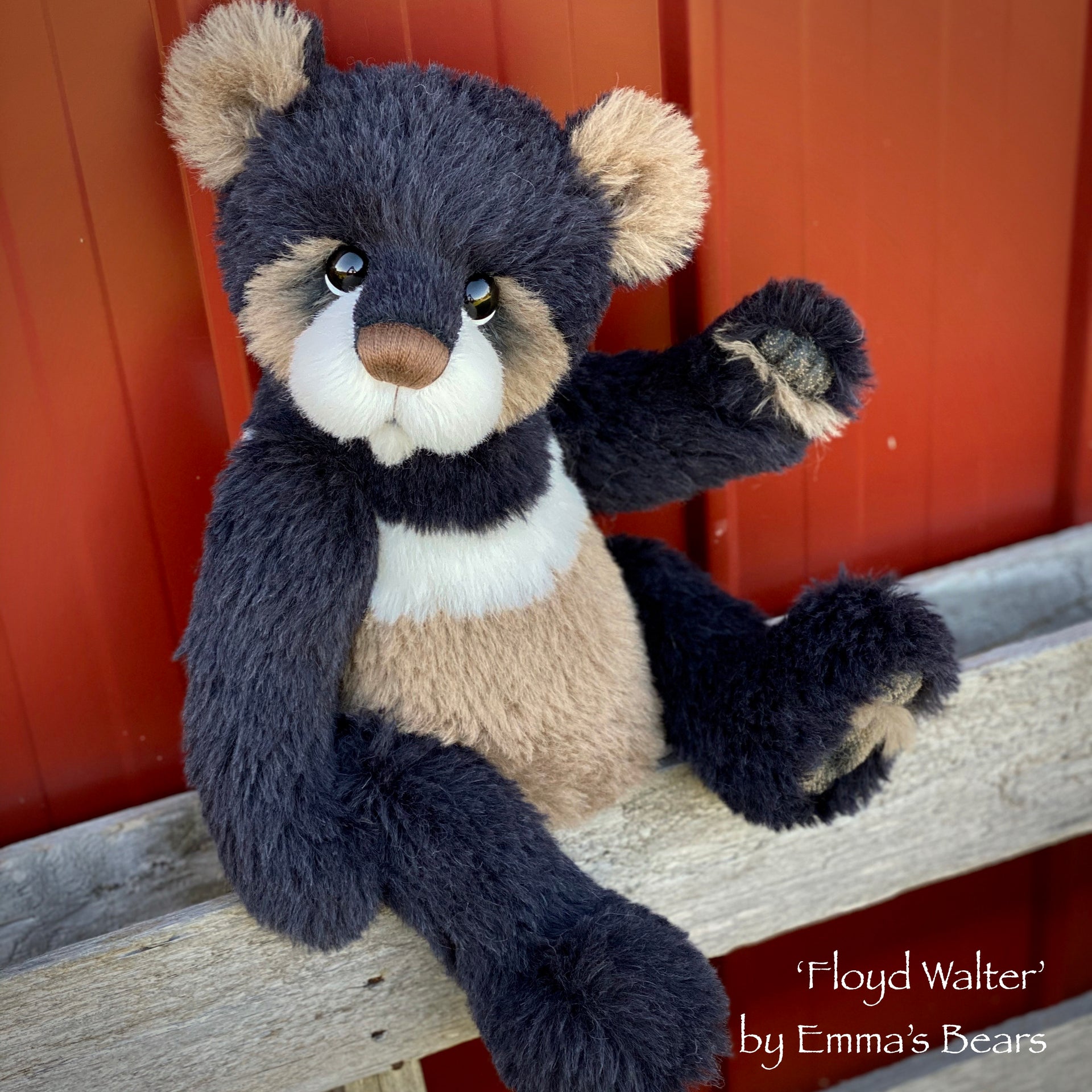 Floyd Walter - 18" Baby Artist Bear by Emma's Bears - OOAK