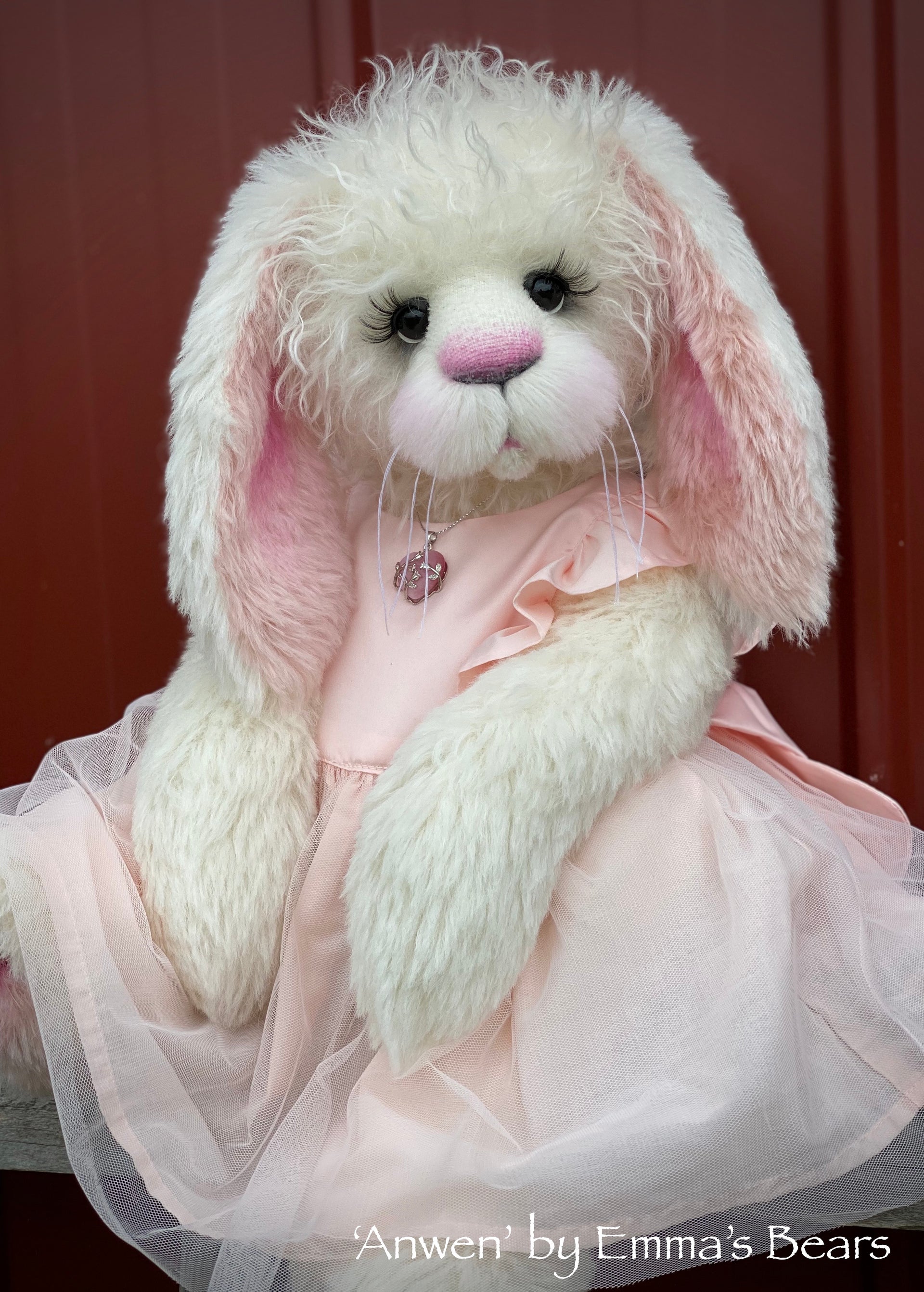 Anwen - 20" Mohair and Alpaca Toddler Artist Bunny by Emma's Bears - OOAK