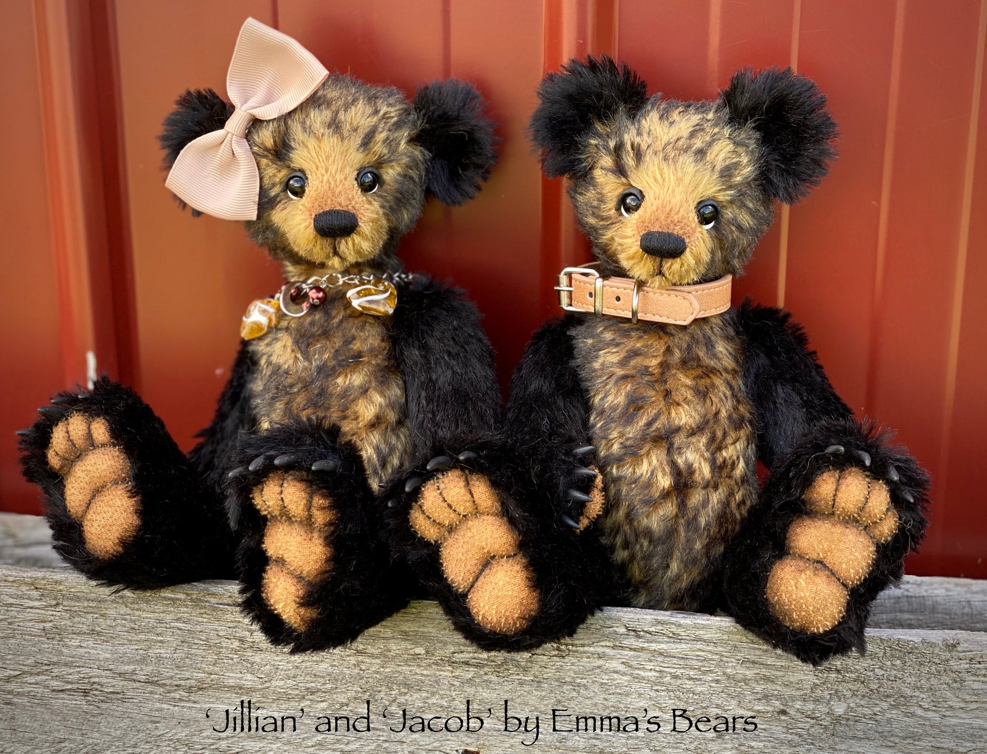 Jillian - 12" Mohair Artist Bear by Emmas Bears - OOAK