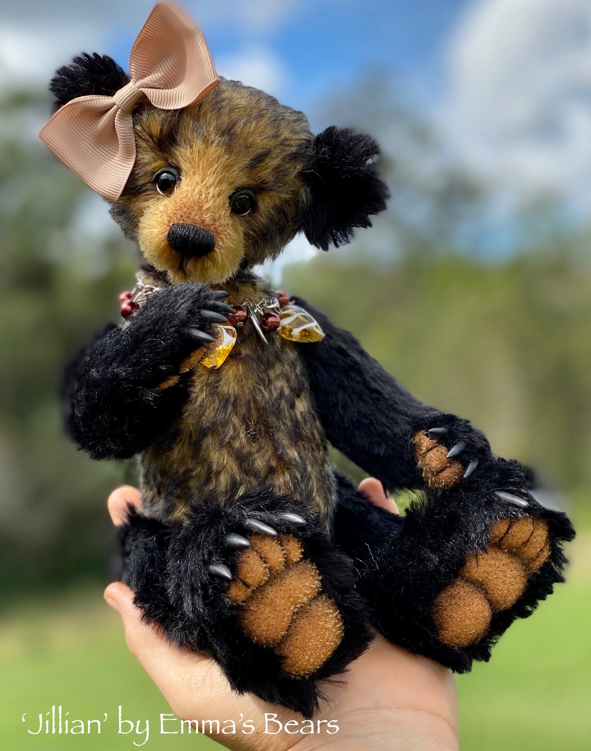 Jillian - 12" Mohair Artist Bear by Emmas Bears - OOAK