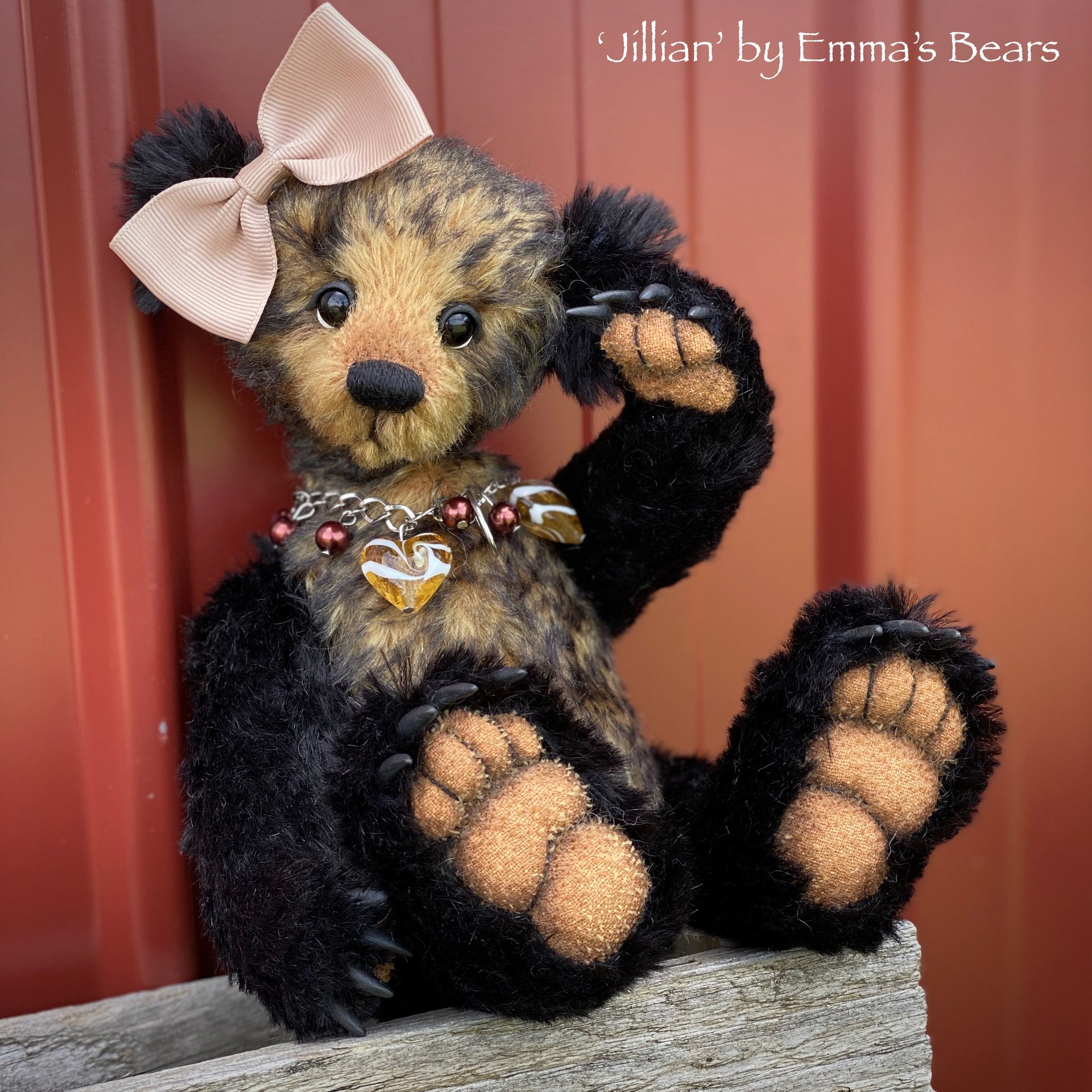 Jillian - 12" Mohair Artist Bear by Emmas Bears - OOAK