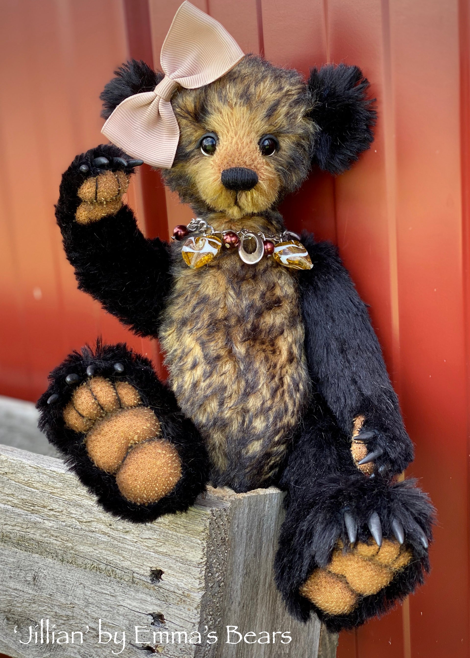 Jillian - 12" Mohair Artist Bear by Emmas Bears - OOAK