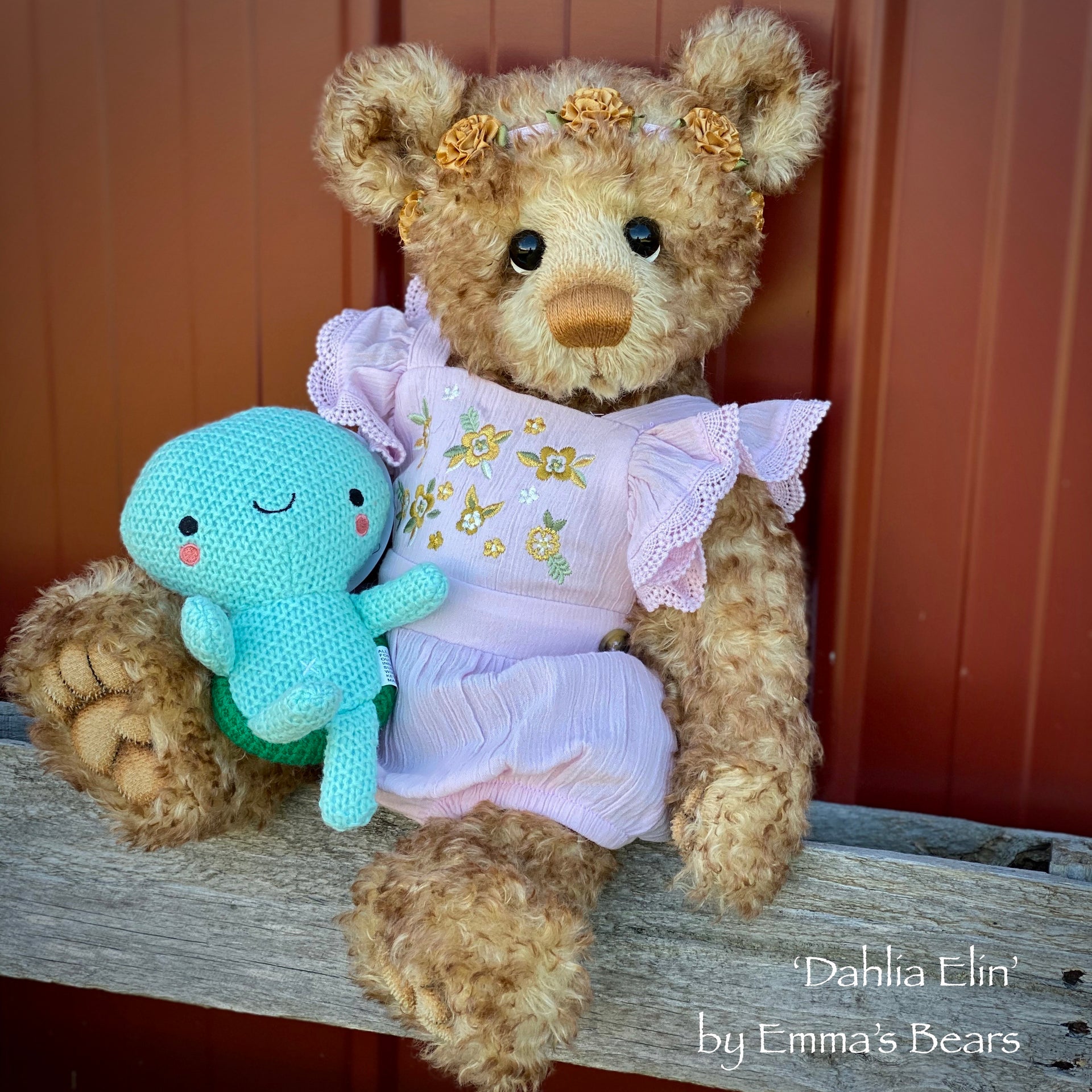 Dahlia Elin - 18" Artist Baby Bear by Emma's Bears - OOAK