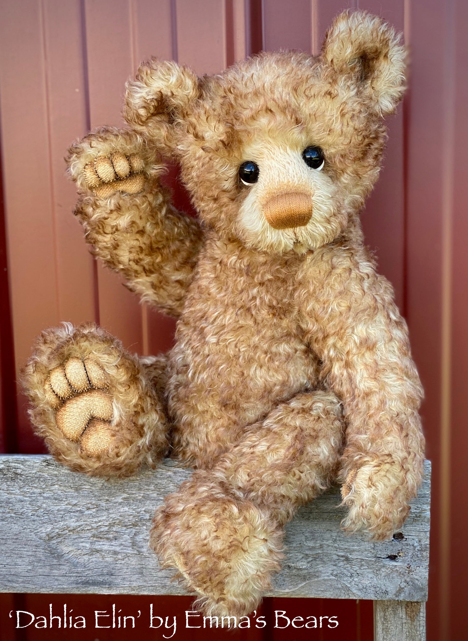 Dahlia Elin - 18" Artist Baby Bear by Emma's Bears - OOAK