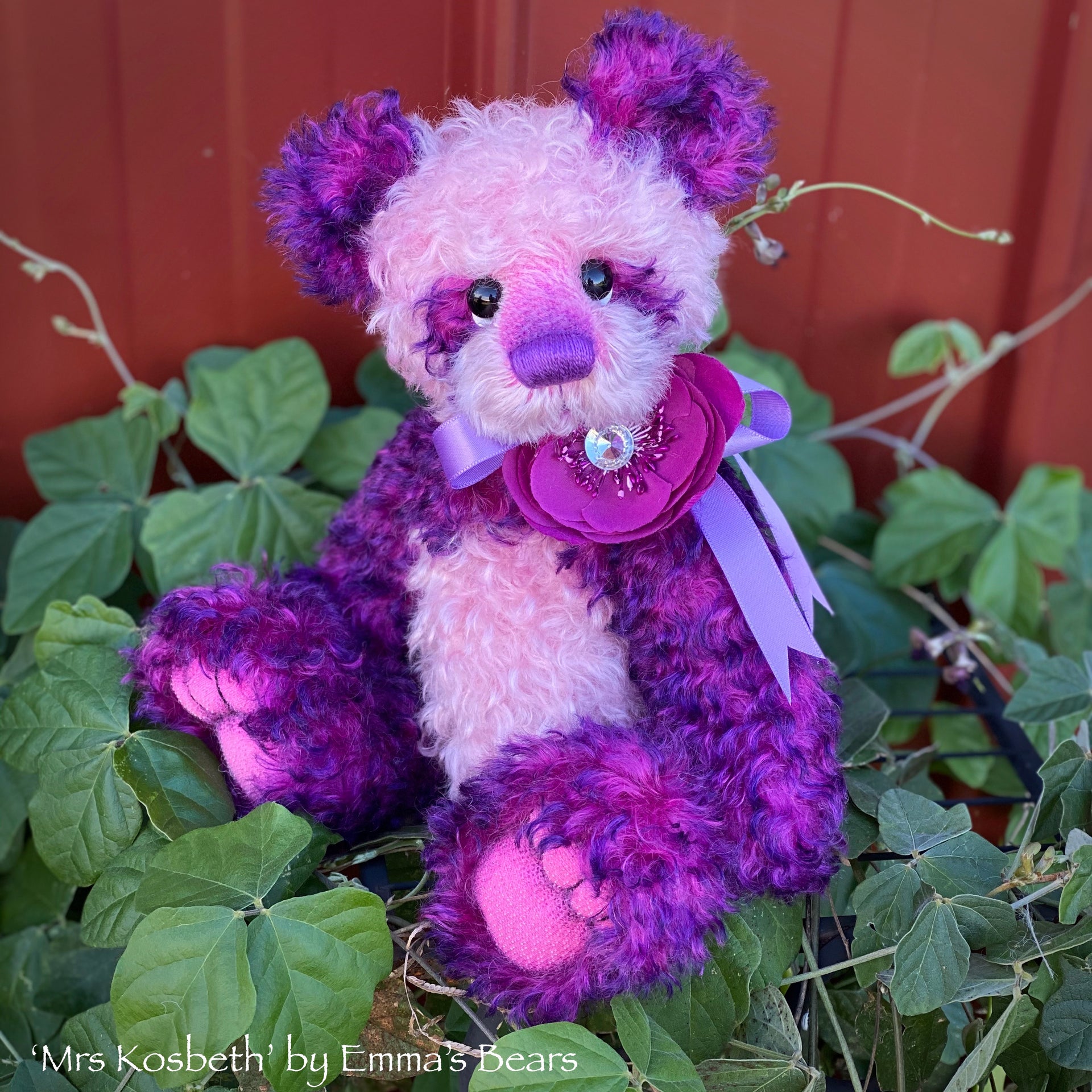 Mrs Kosbeth - 12" Mohair Artist Bear by Emma's Bears - OOAK