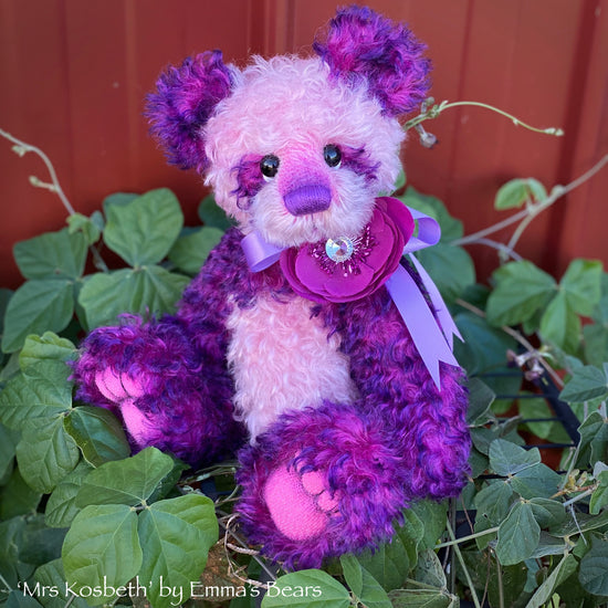 Mrs Kosbeth - 12" Mohair Artist Bear by Emma's Bears - OOAK