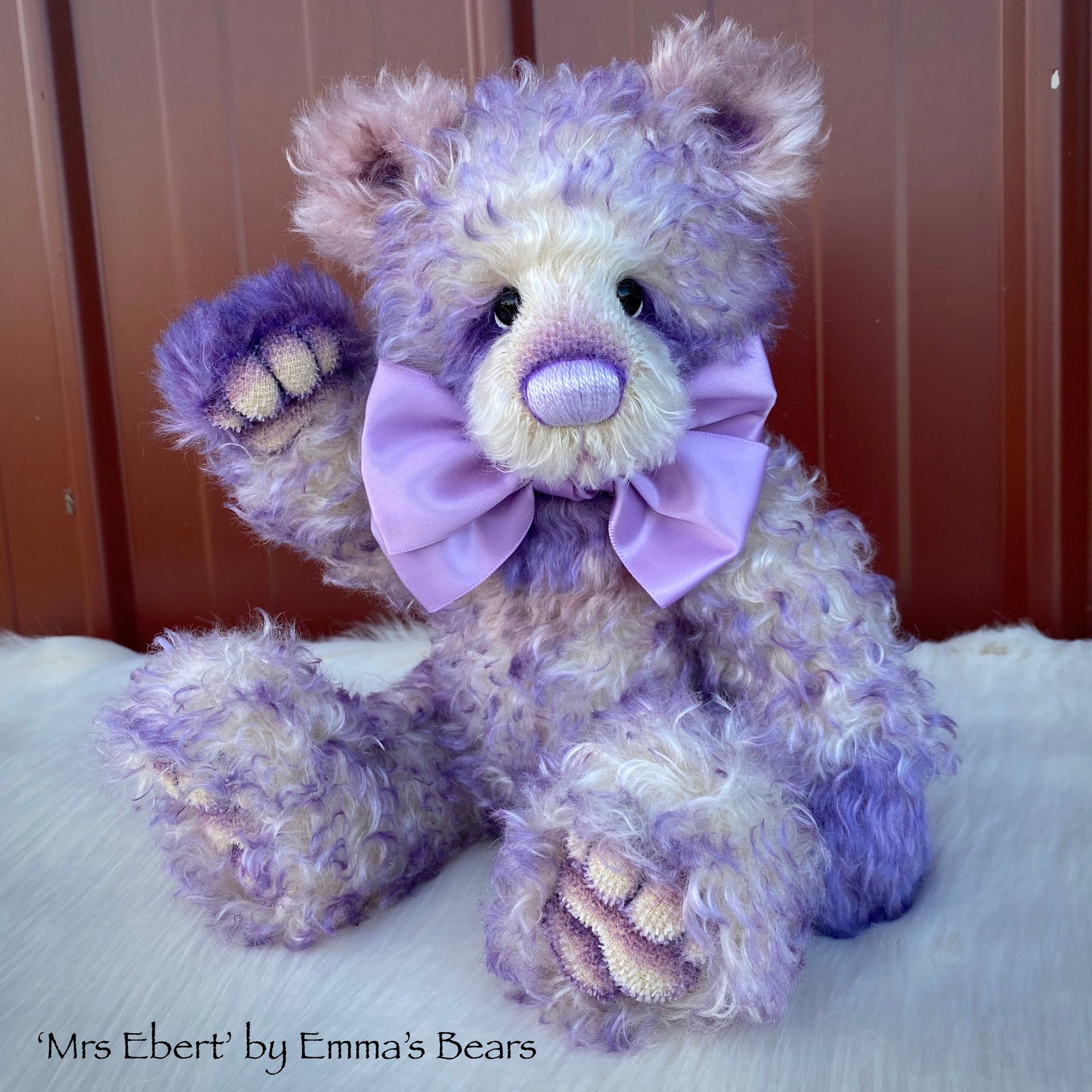 Mrs Ebert - 12" Mohair Artist Bear by Emma's Bears - OOAK