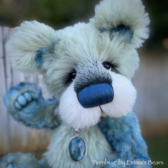 Fernbug - 11" Mohair and Alpaca artist bear by Emma's Bears - OOAK