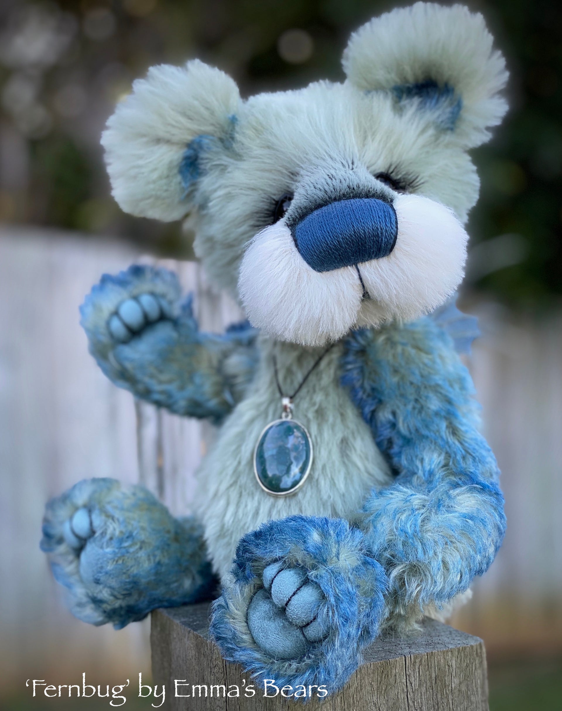 Fernbug - 11" Mohair and Alpaca artist bear by Emma's Bears - OOAK