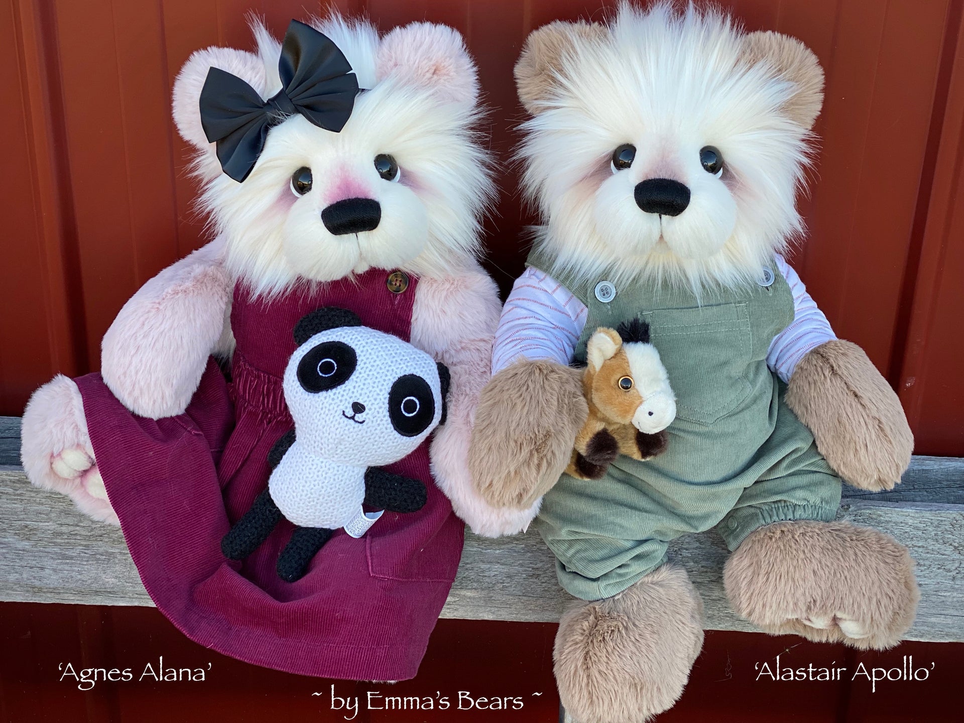 Alastair Apollo - 18" Baby Artist Bear by Emma's Bears - OOAK