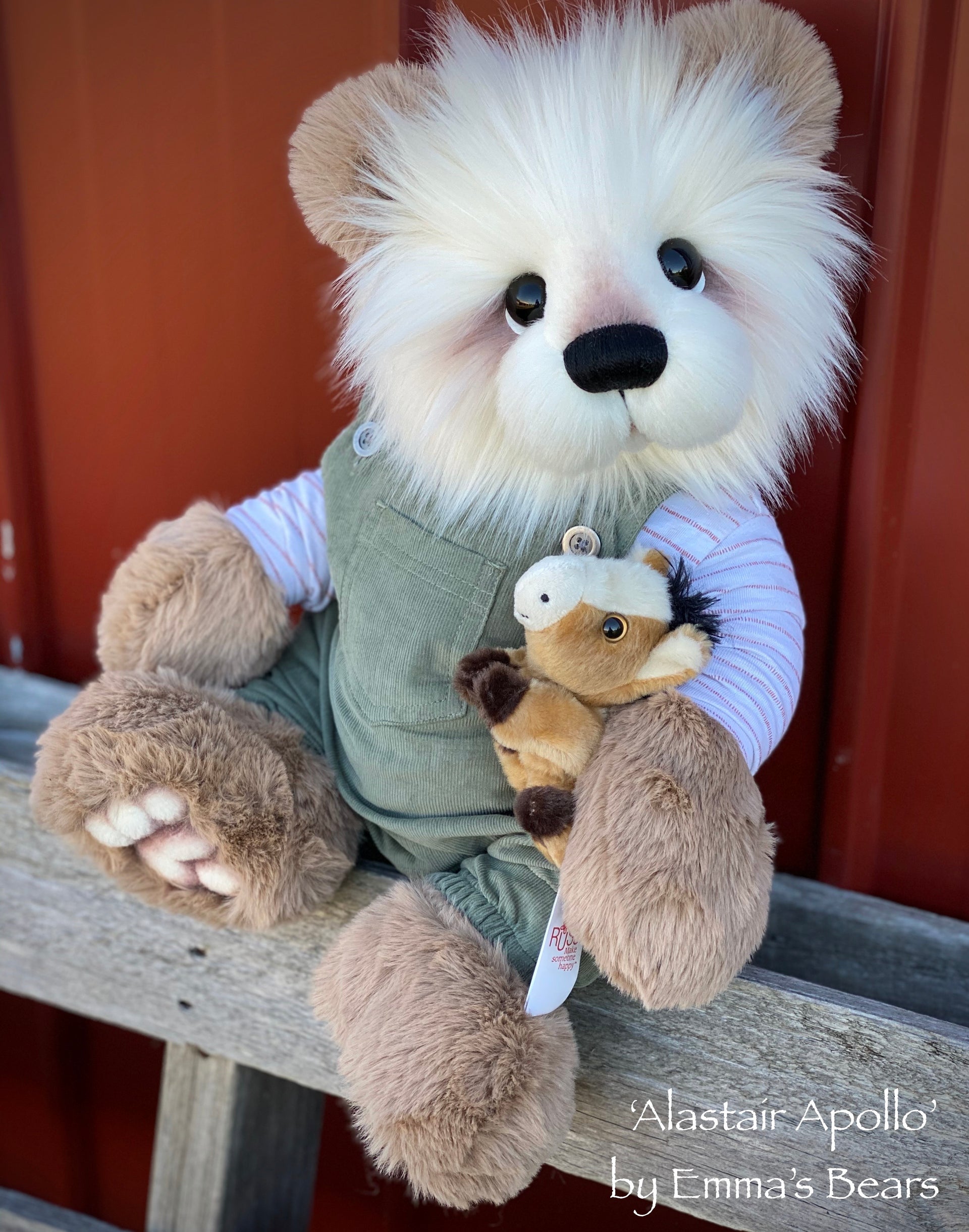 Alastair Apollo - 18" Baby Artist Bear by Emma's Bears - OOAK