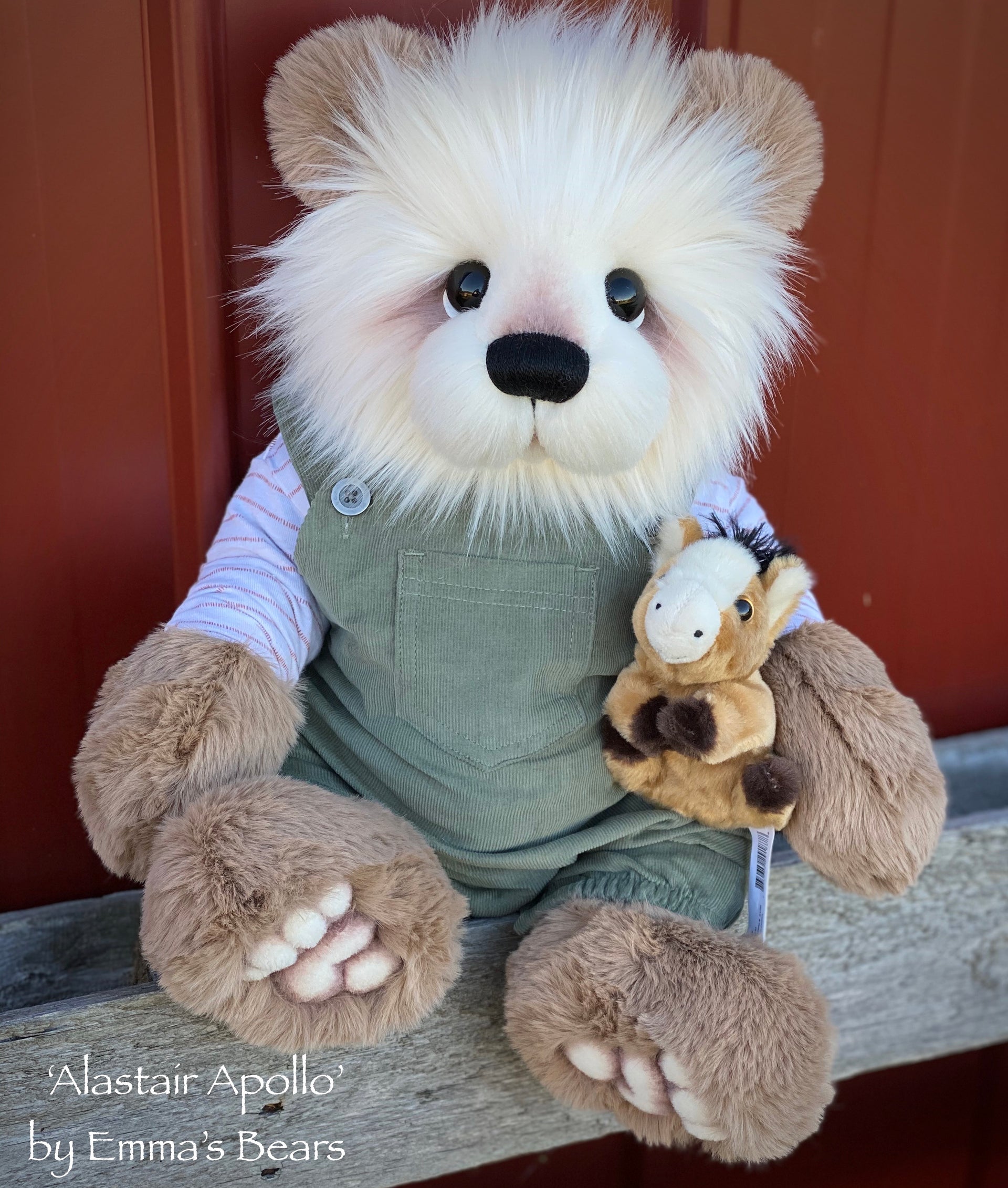 Alastair Apollo - 18" Baby Artist Bear by Emma's Bears - OOAK